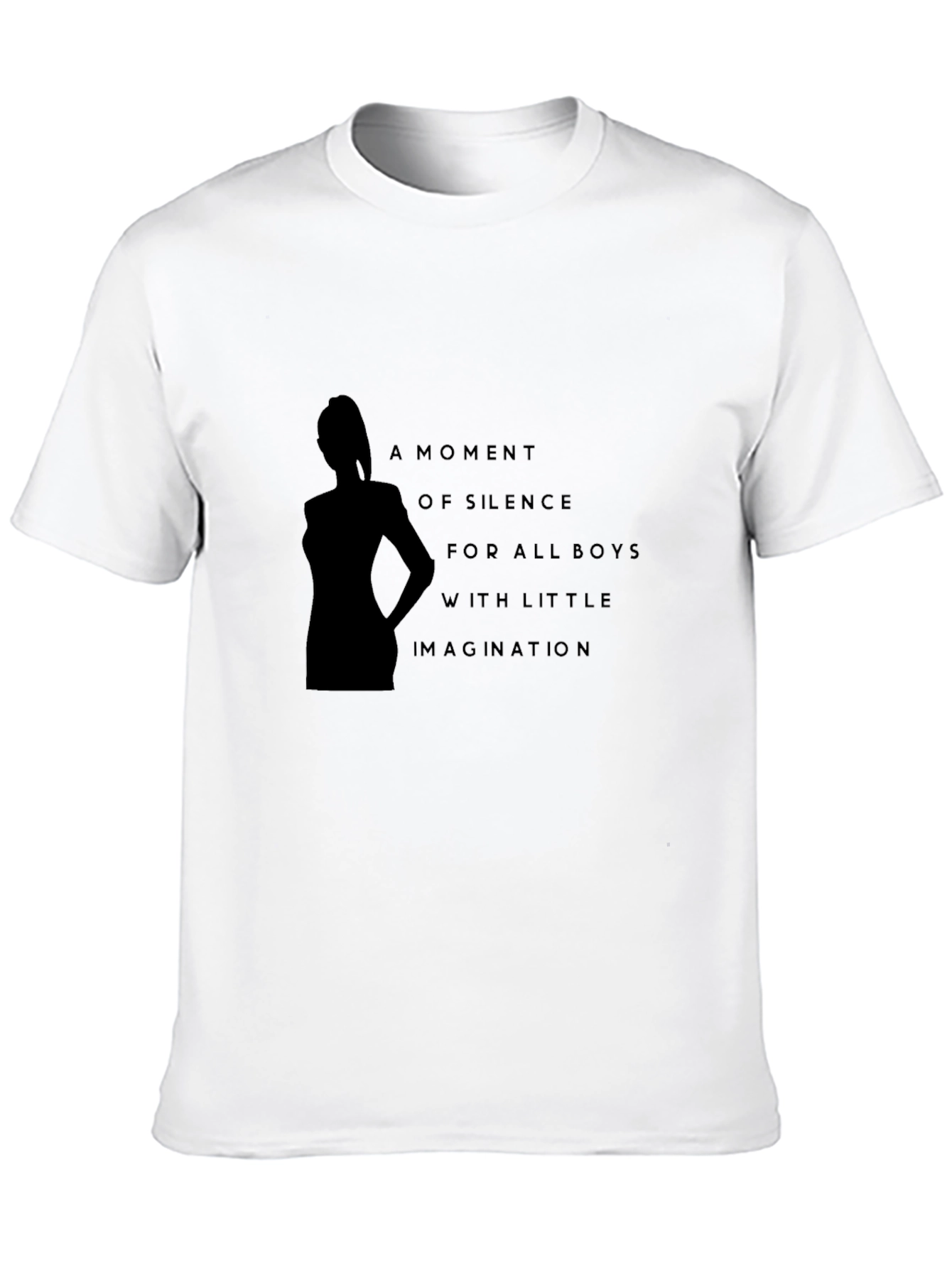 Humorous Moment of Silence Graphic T-Shirt