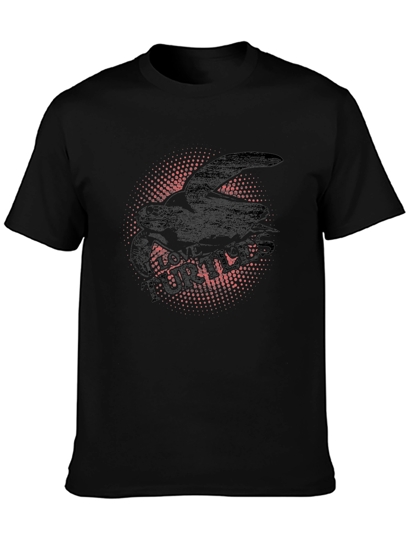 Love Turtles T-Shirt - Black