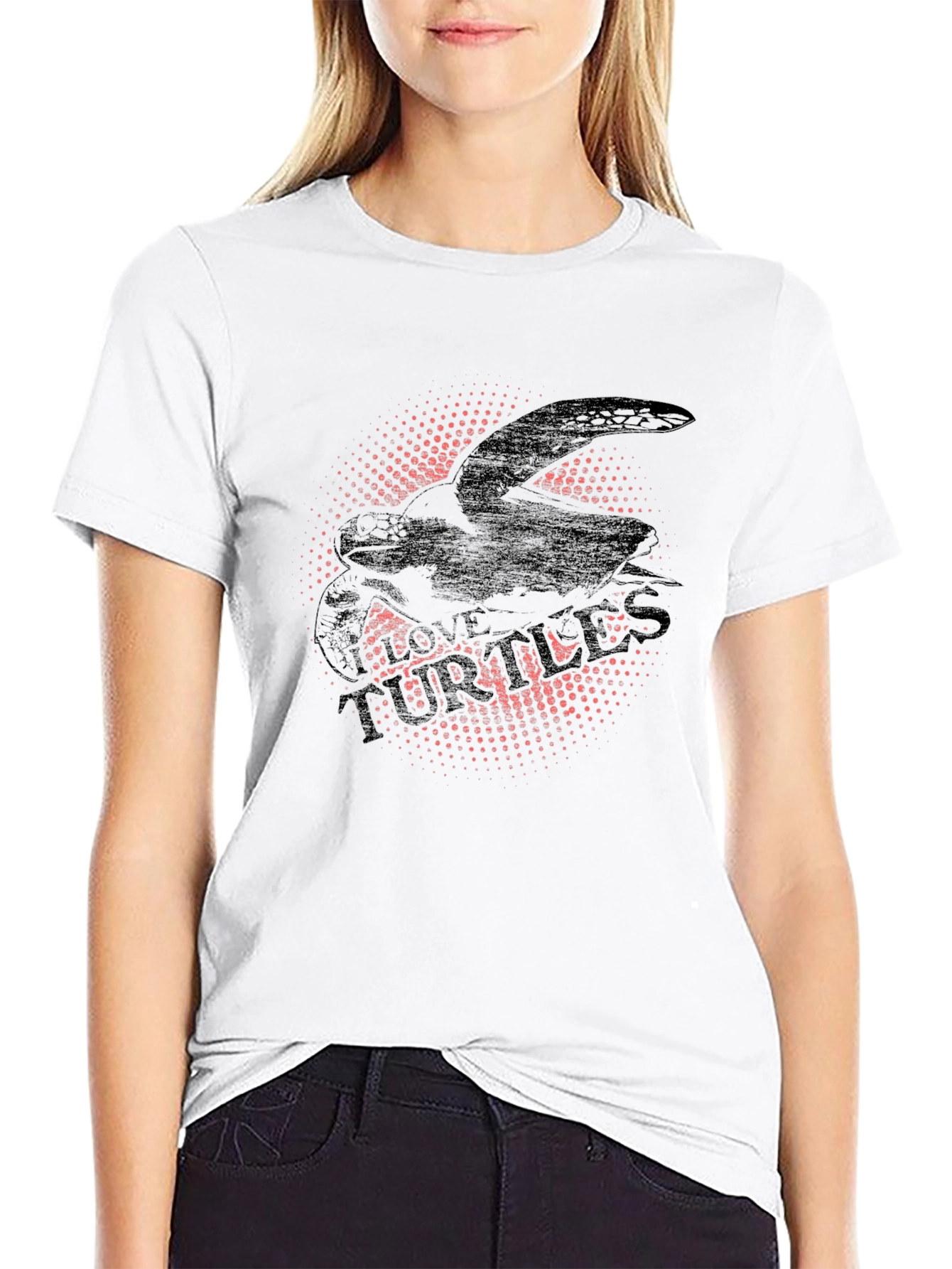 Love Turtles T-Shirt - Black