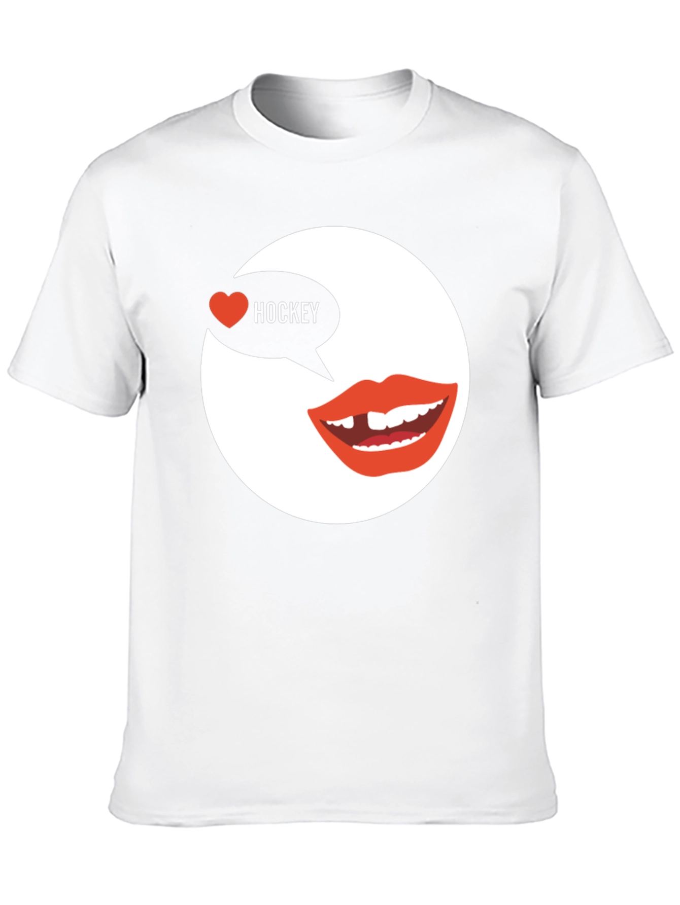 Hockey Love Graphic Tee - Black