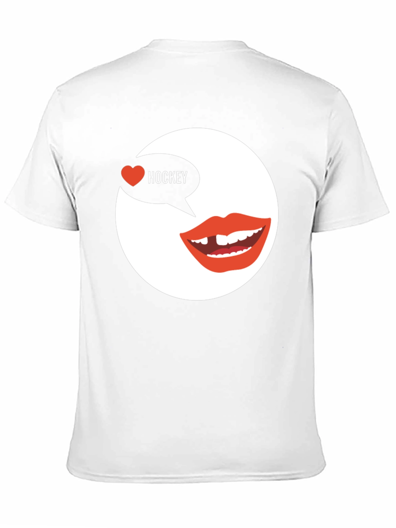 Hockey Love Graphic Tee - Black