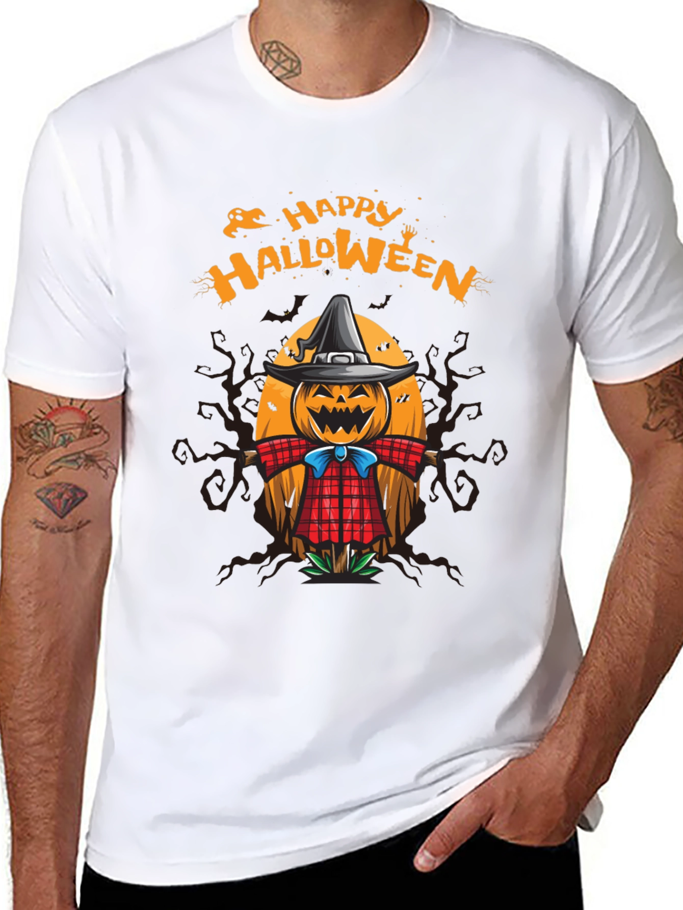 Happy Halloween Scarecrow T-Shirt