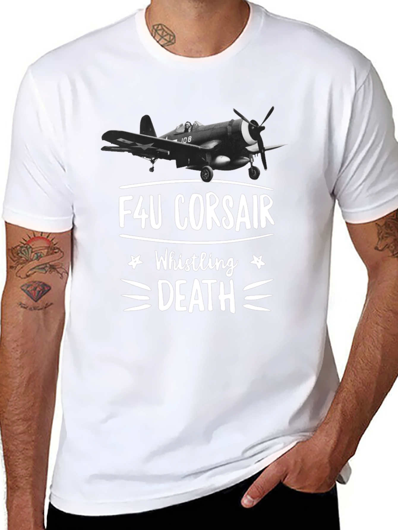 F4U Corsair Whistling Death T-Shirt