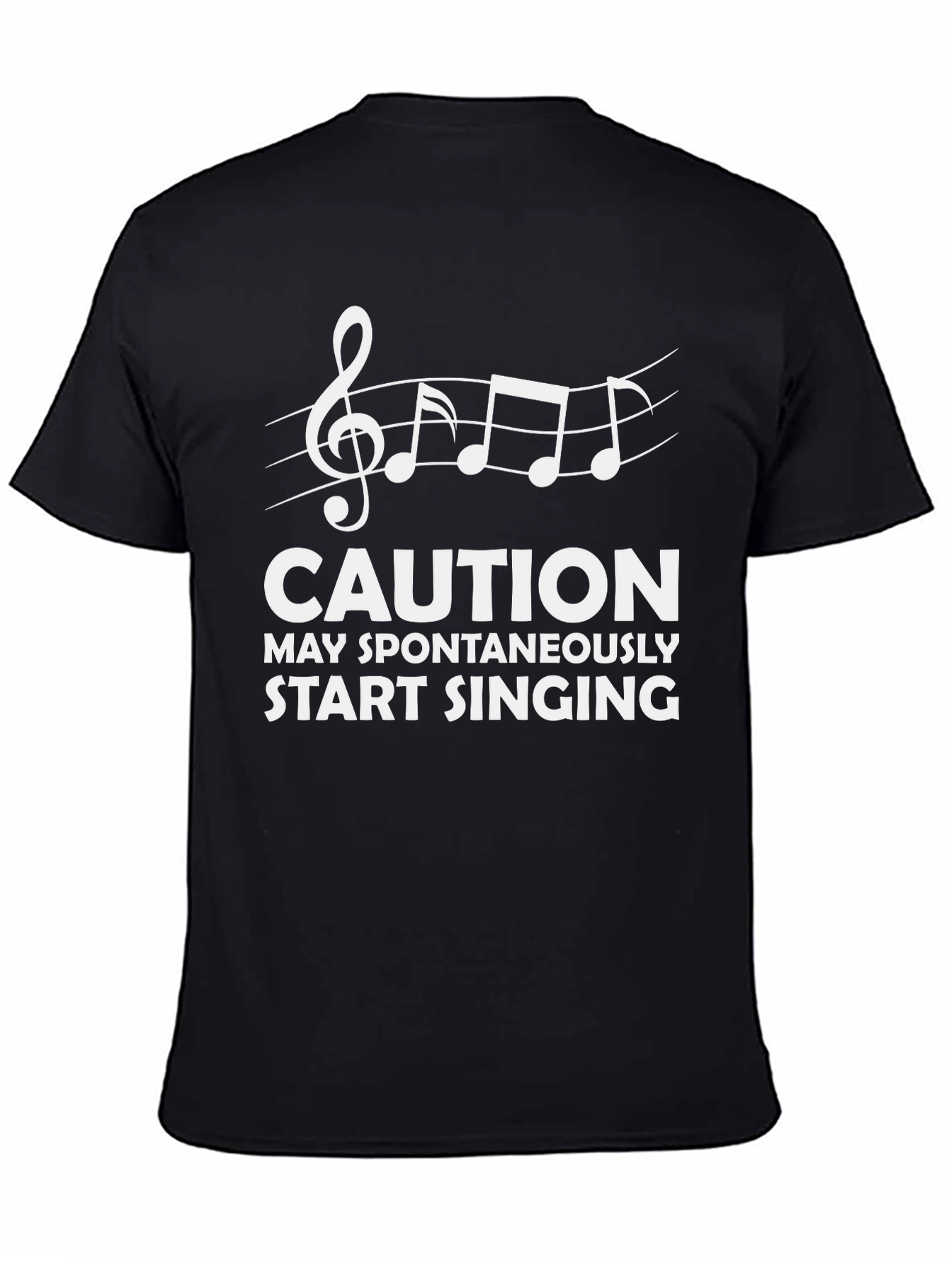 Caution May Spontaneously Start Singing T-Shirt