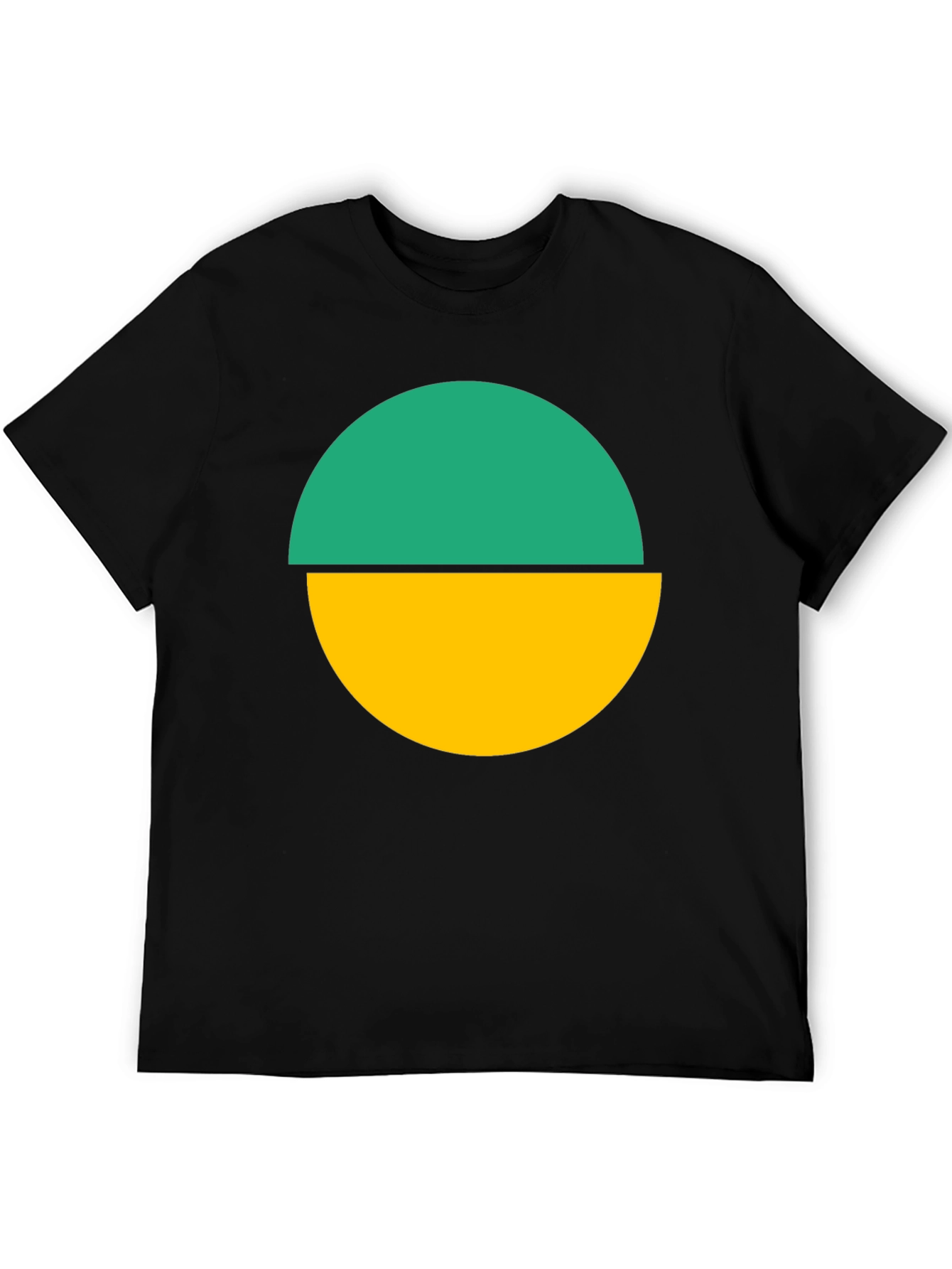 Two-Tone Circle Graphic Tee