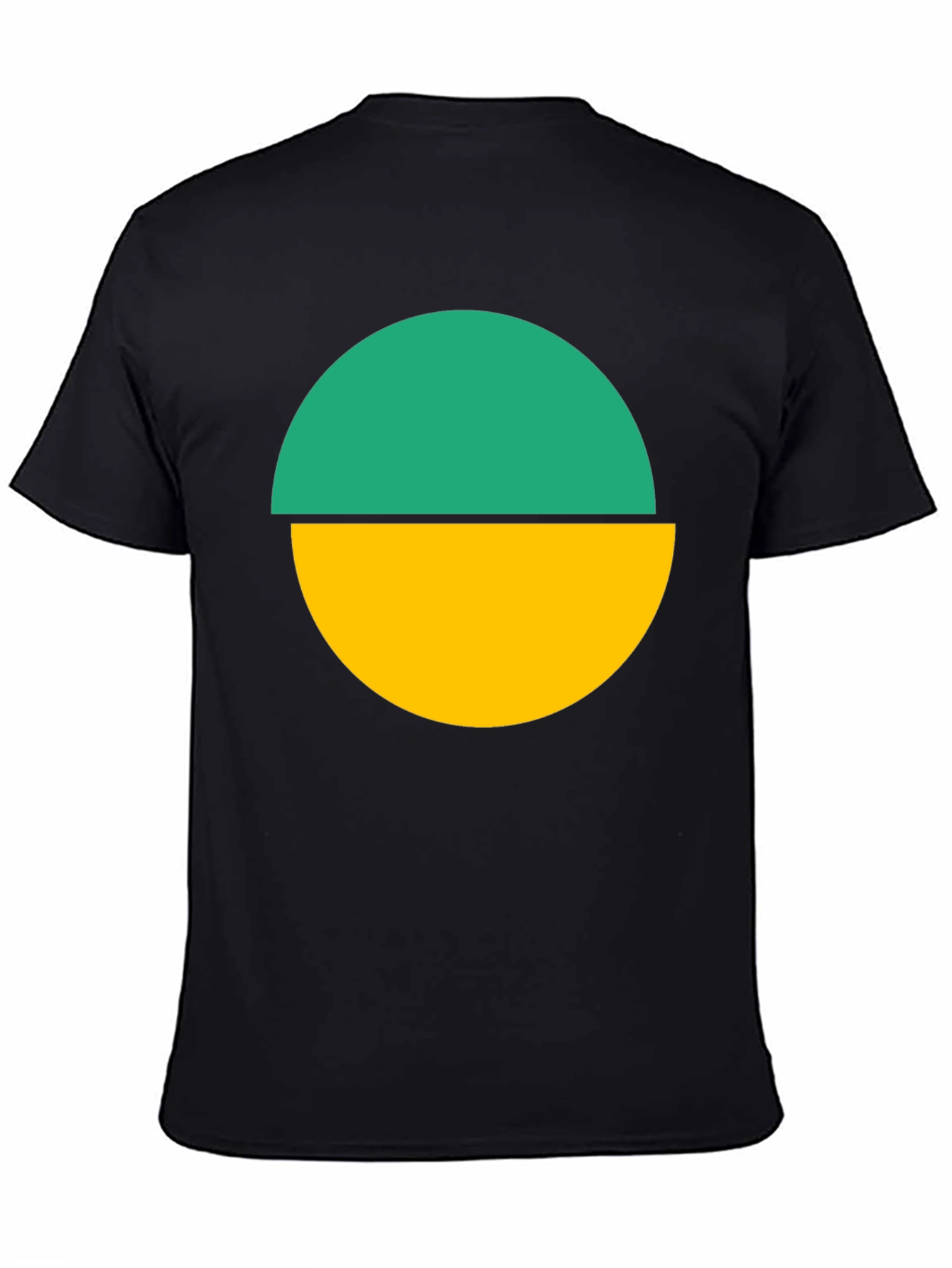 Two-Tone Circle Graphic Tee