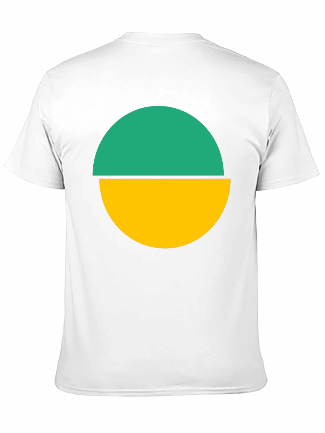 Two-Tone Circle Graphic Tee