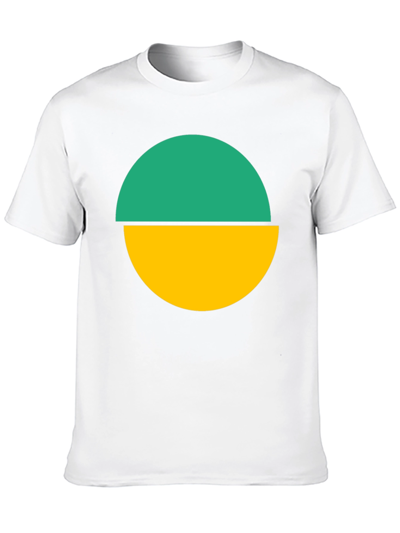 Two-Tone Circle Graphic Tee