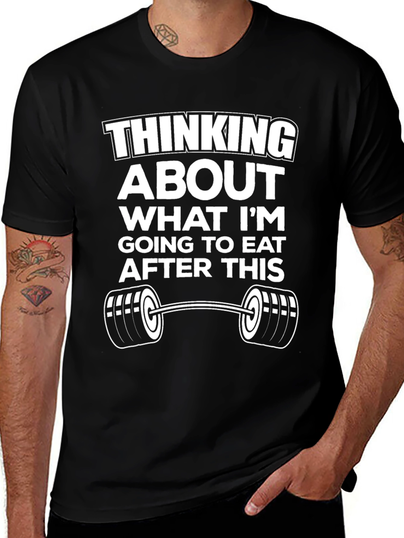 Thinking About What Ill Eat After This T-Shirt