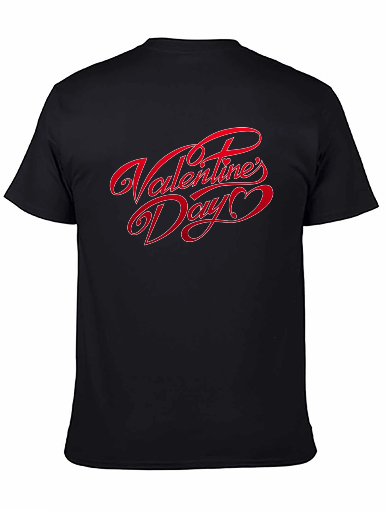 Valentines Day Graphic T-Shirt - Black