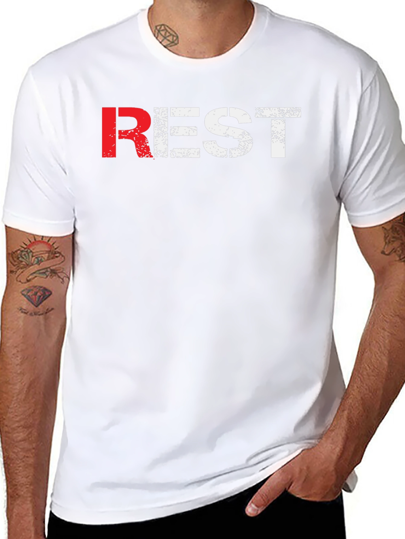 Rest Day Black T-Shirt | Relax & Recover