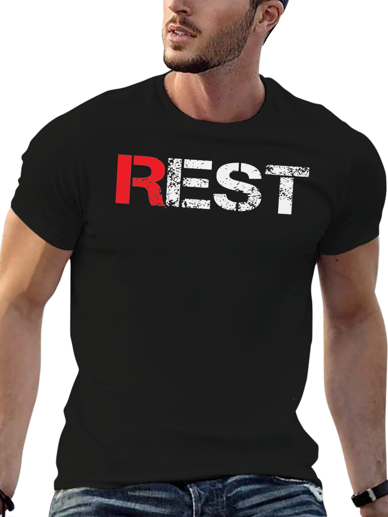 Rest Day Black T-Shirt | Relax & Recover