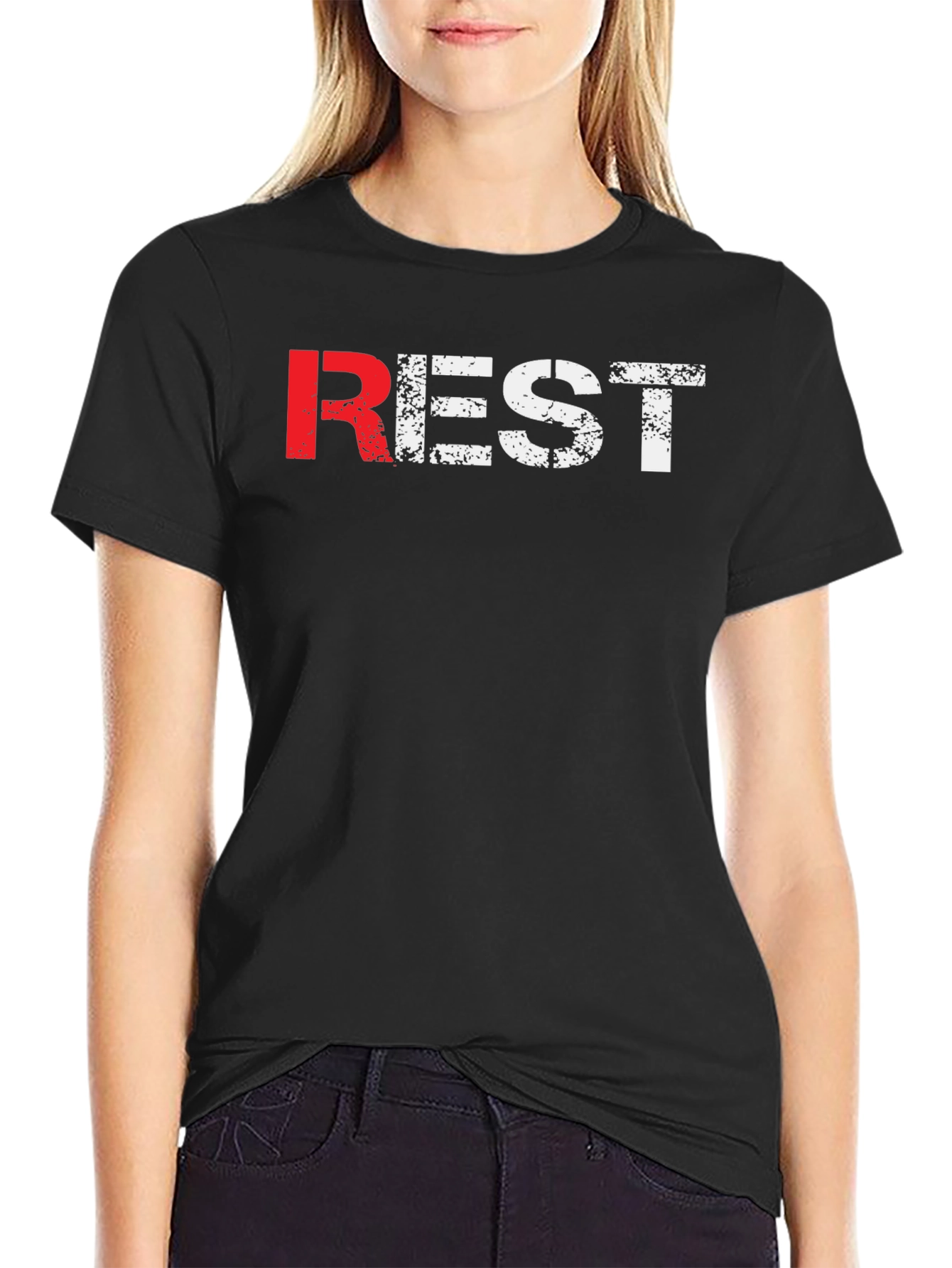 Rest Day Black T-Shirt | Relax & Recover