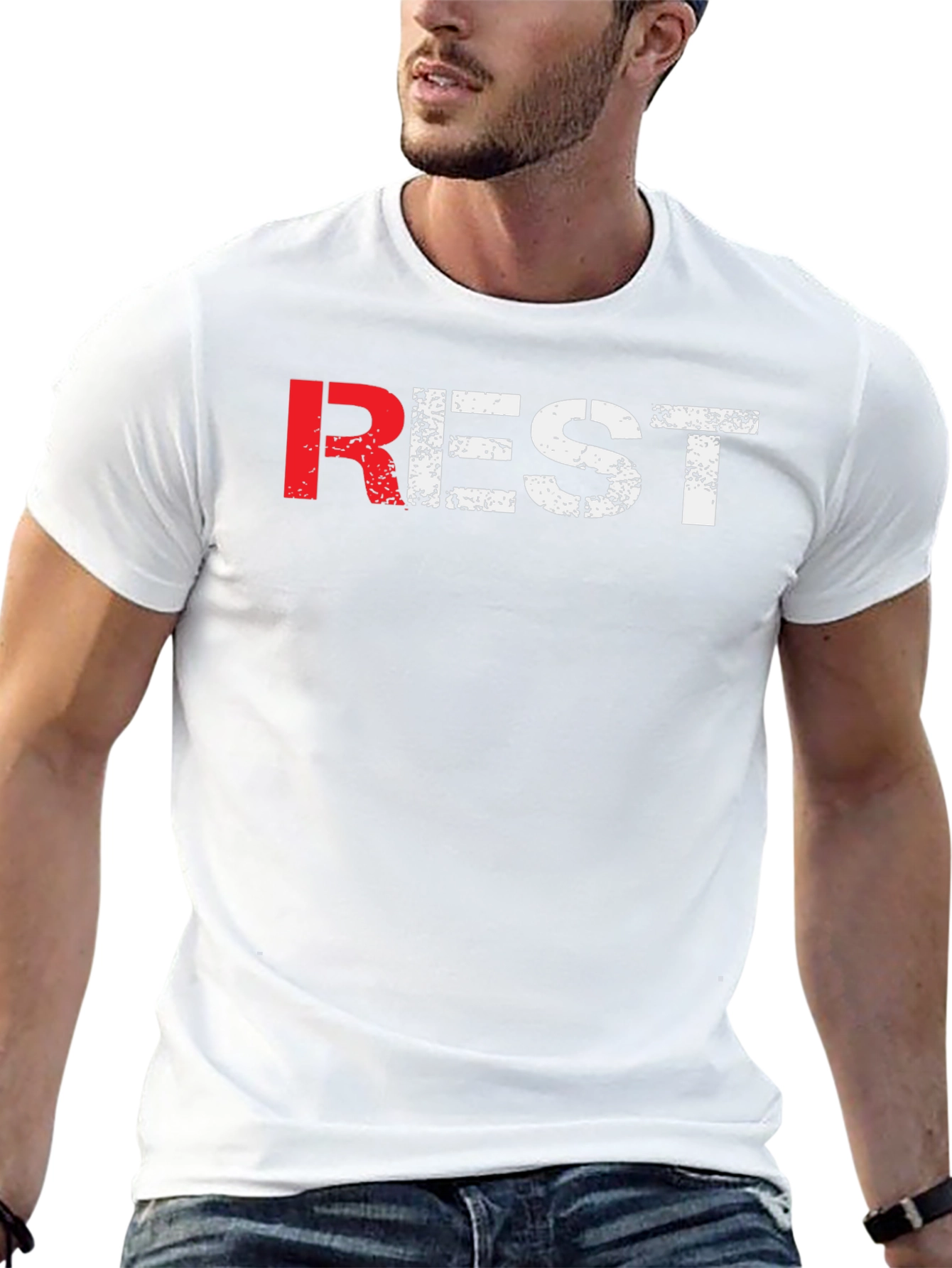 Rest Day Black T-Shirt | Relax & Recover