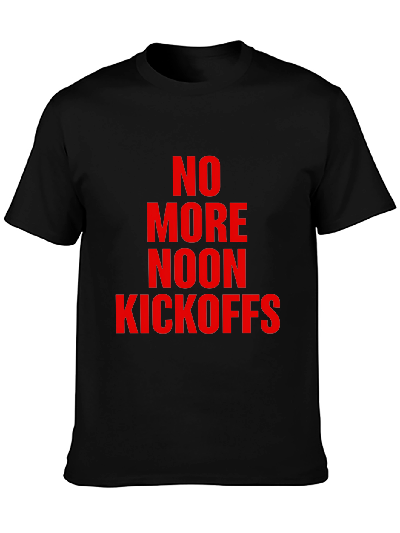 No More Noon Kickoffs Graphic Tee