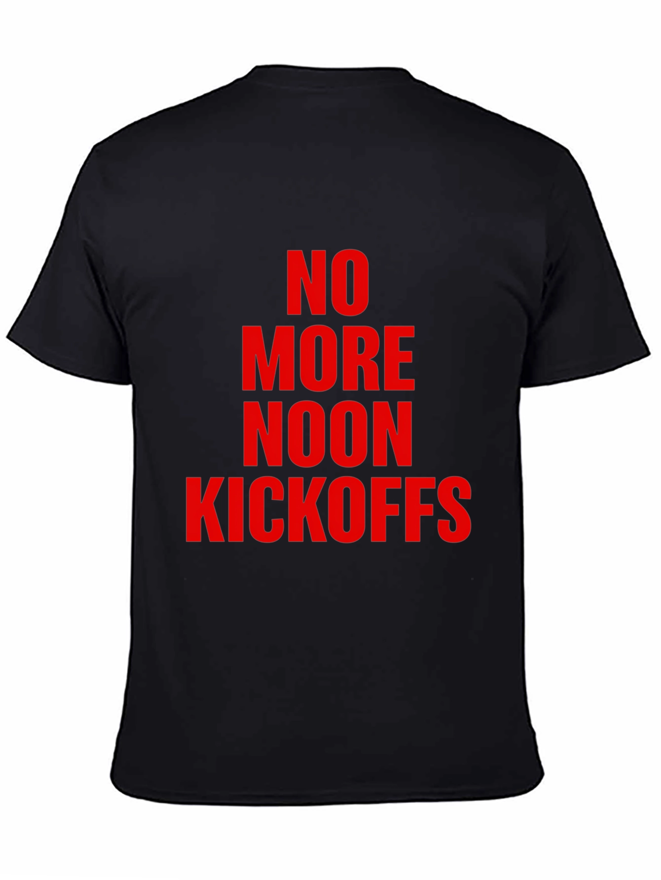 No More Noon Kickoffs Graphic Tee