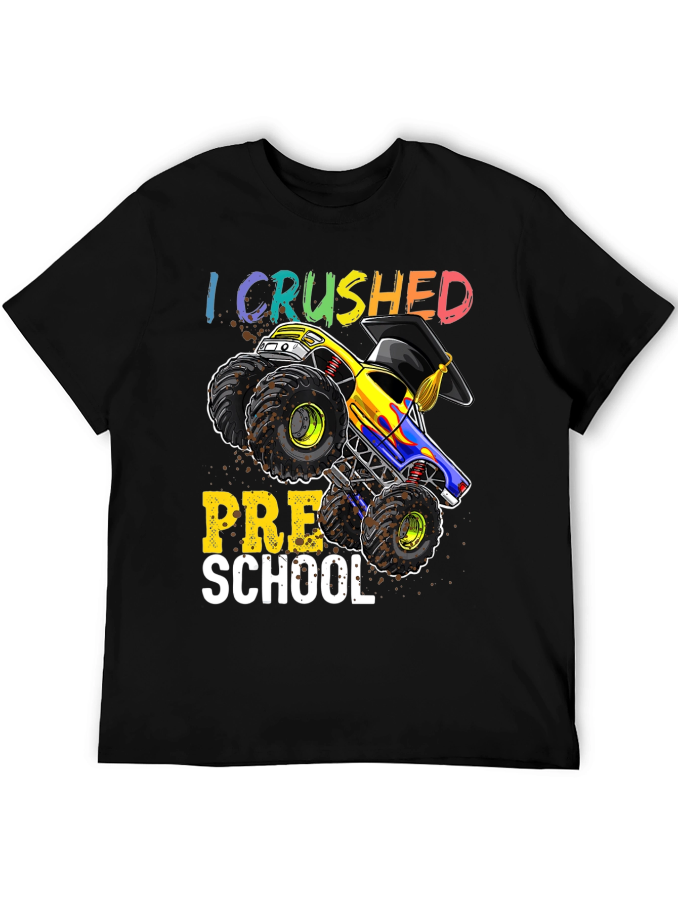 Crushed Preschool Monster Truck T-Shirt
