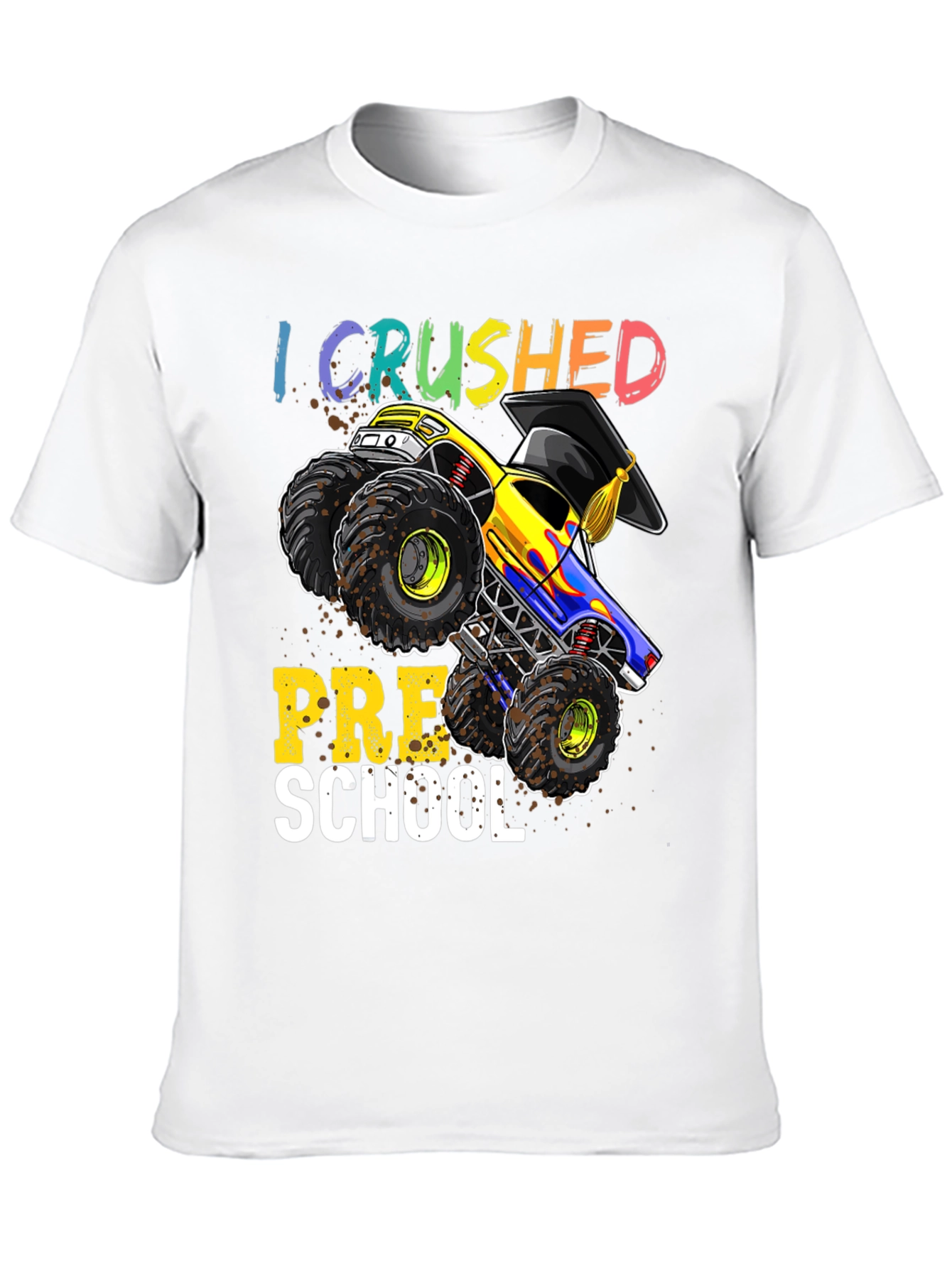 Crushed Preschool Monster Truck T-Shirt