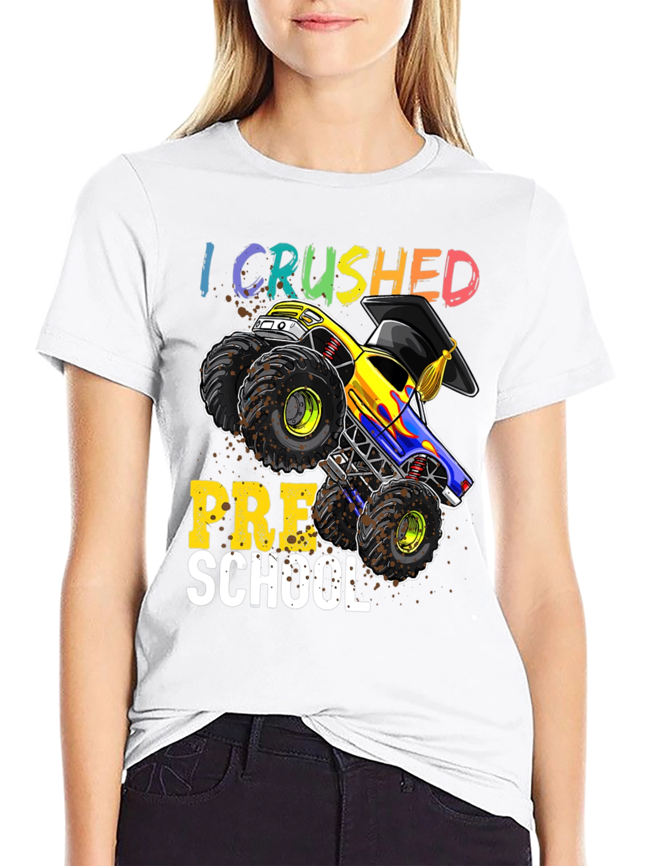 Crushed Preschool Monster Truck T-Shirt