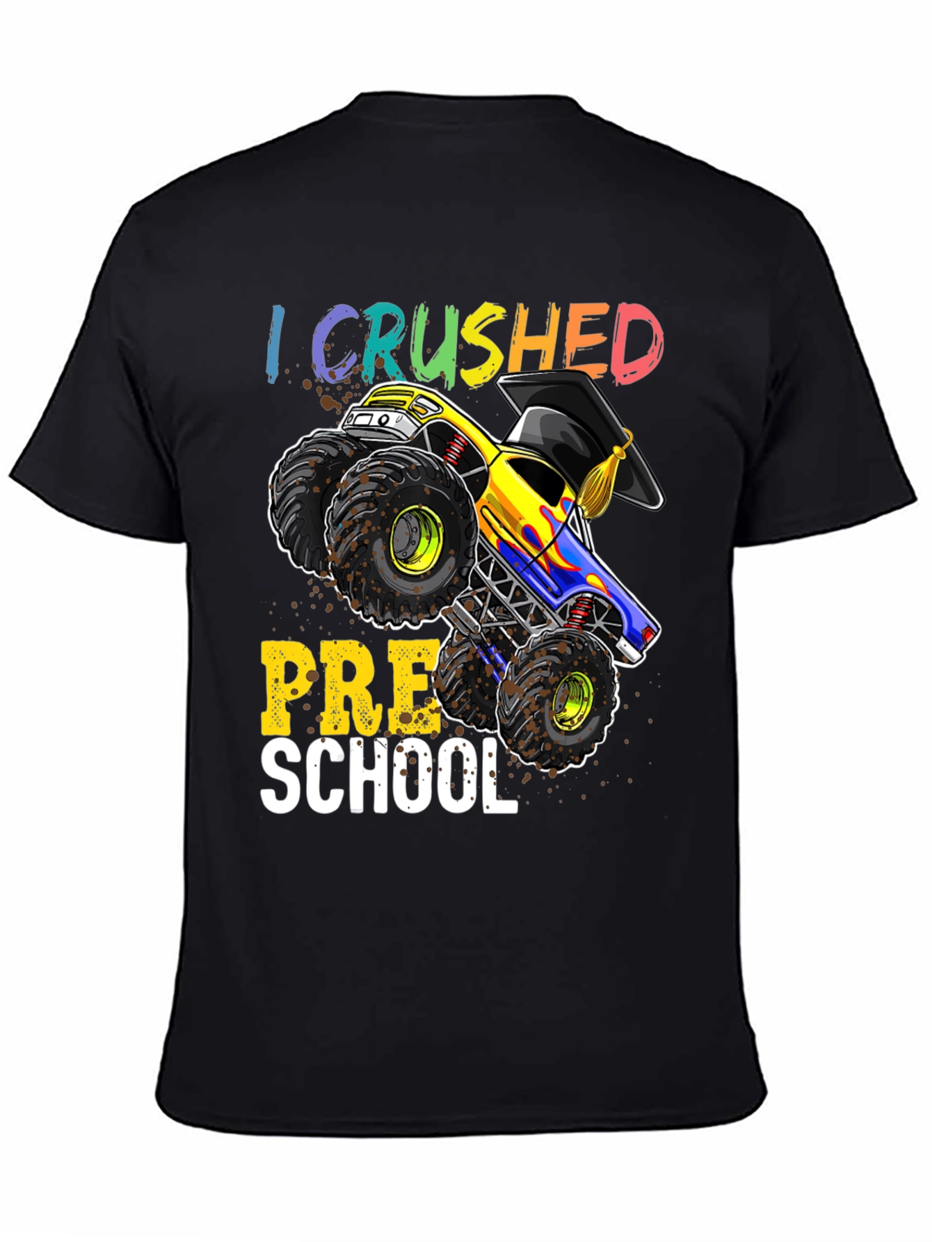Crushed Preschool Monster Truck T-Shirt