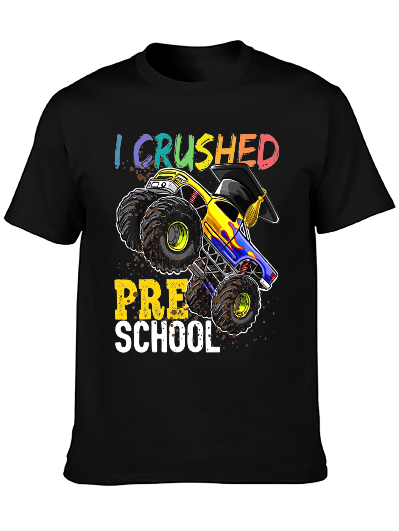 Crushed Preschool Monster Truck T-Shirt