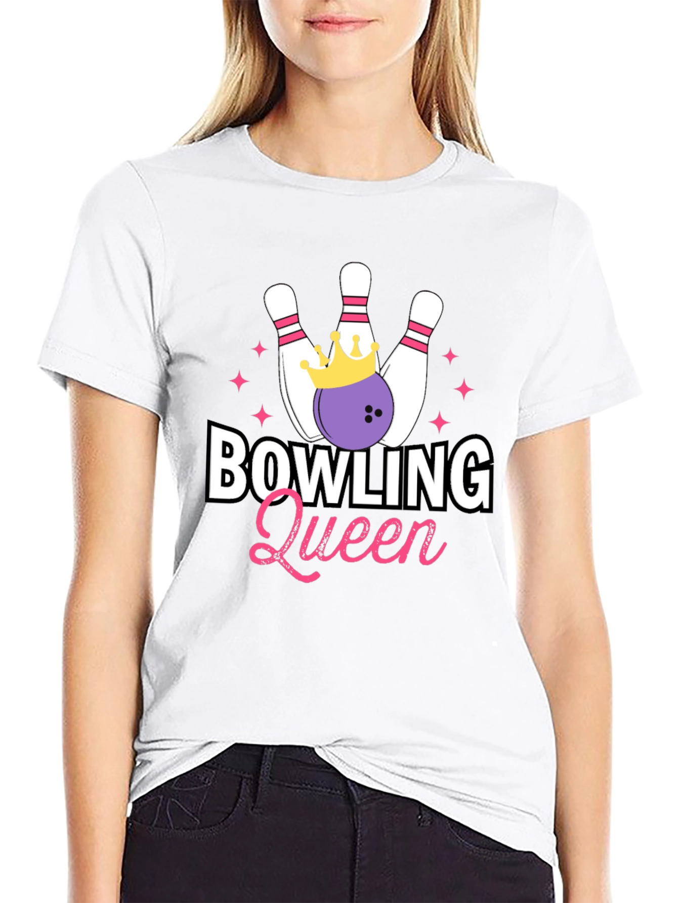 Bowling Queen T-Shirt - Strike in Style