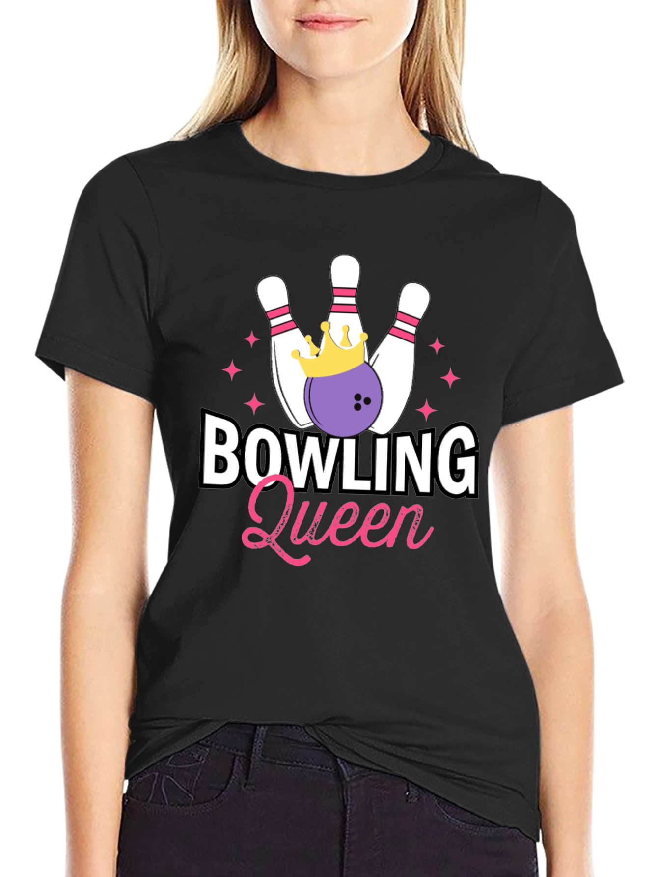 Bowling Queen T-Shirt - Strike in Style