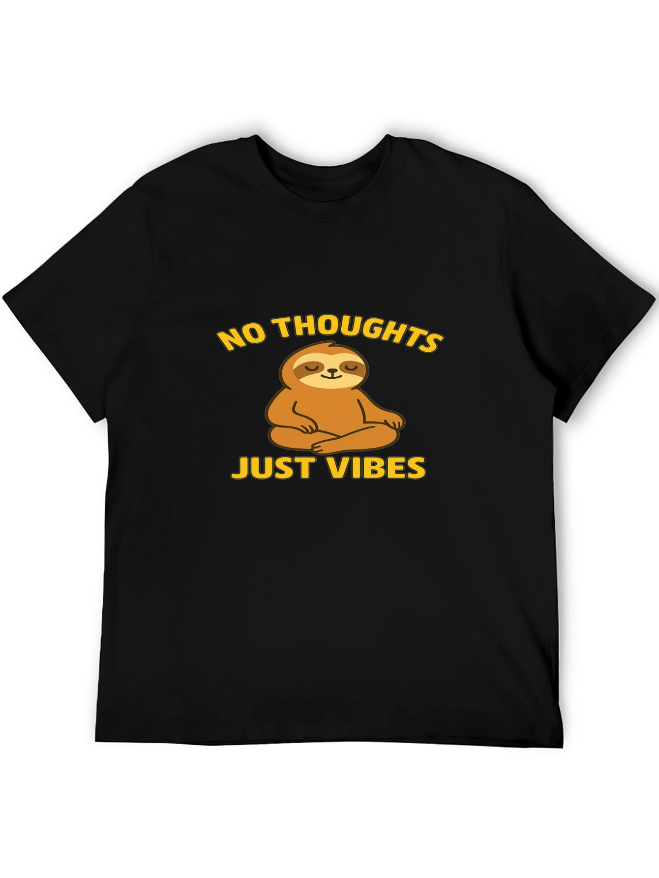 No Thoughts Just Vibes Sloth T-Shirt