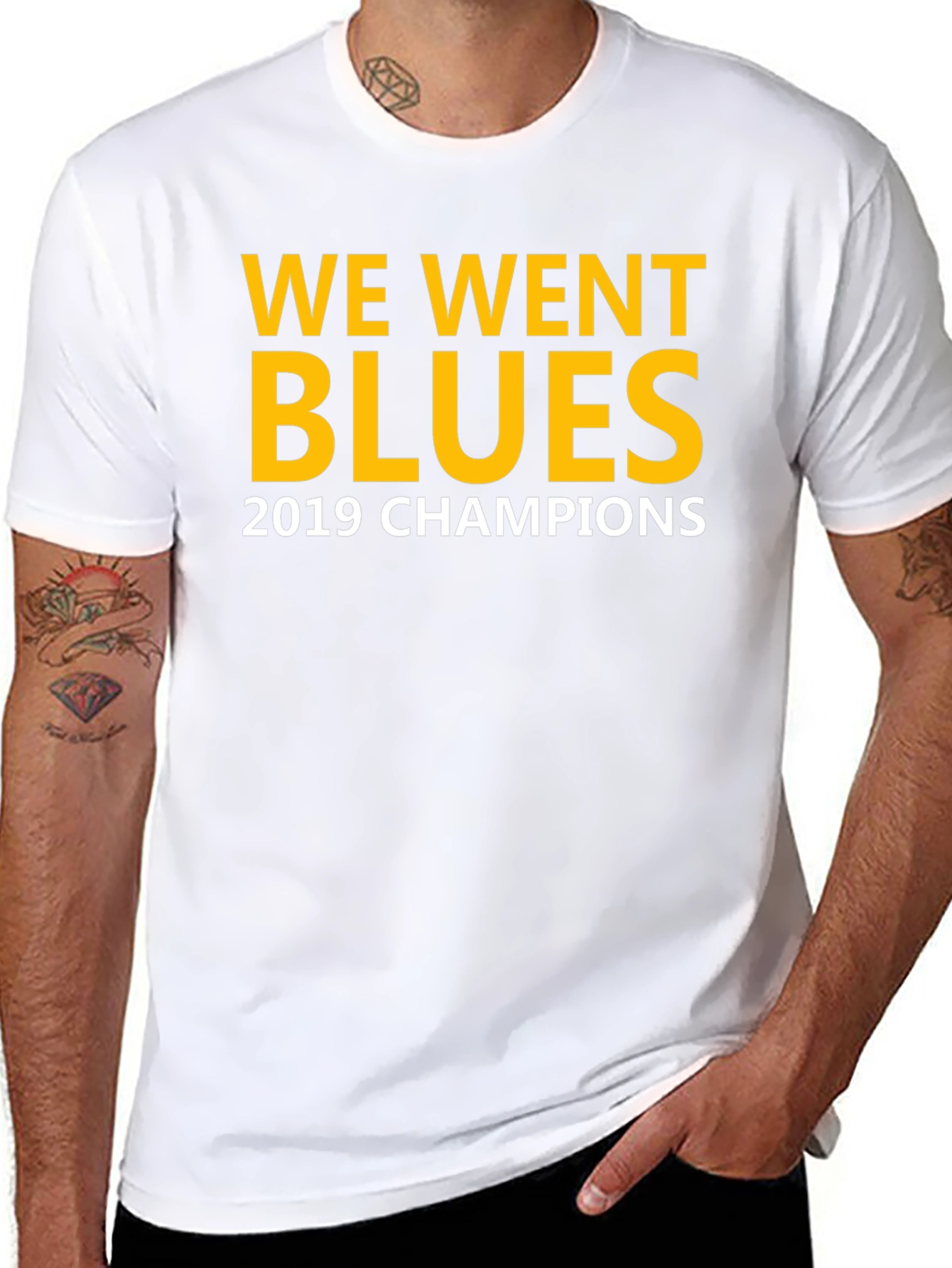 Blues 2019 Champions Graphic Tee - Black