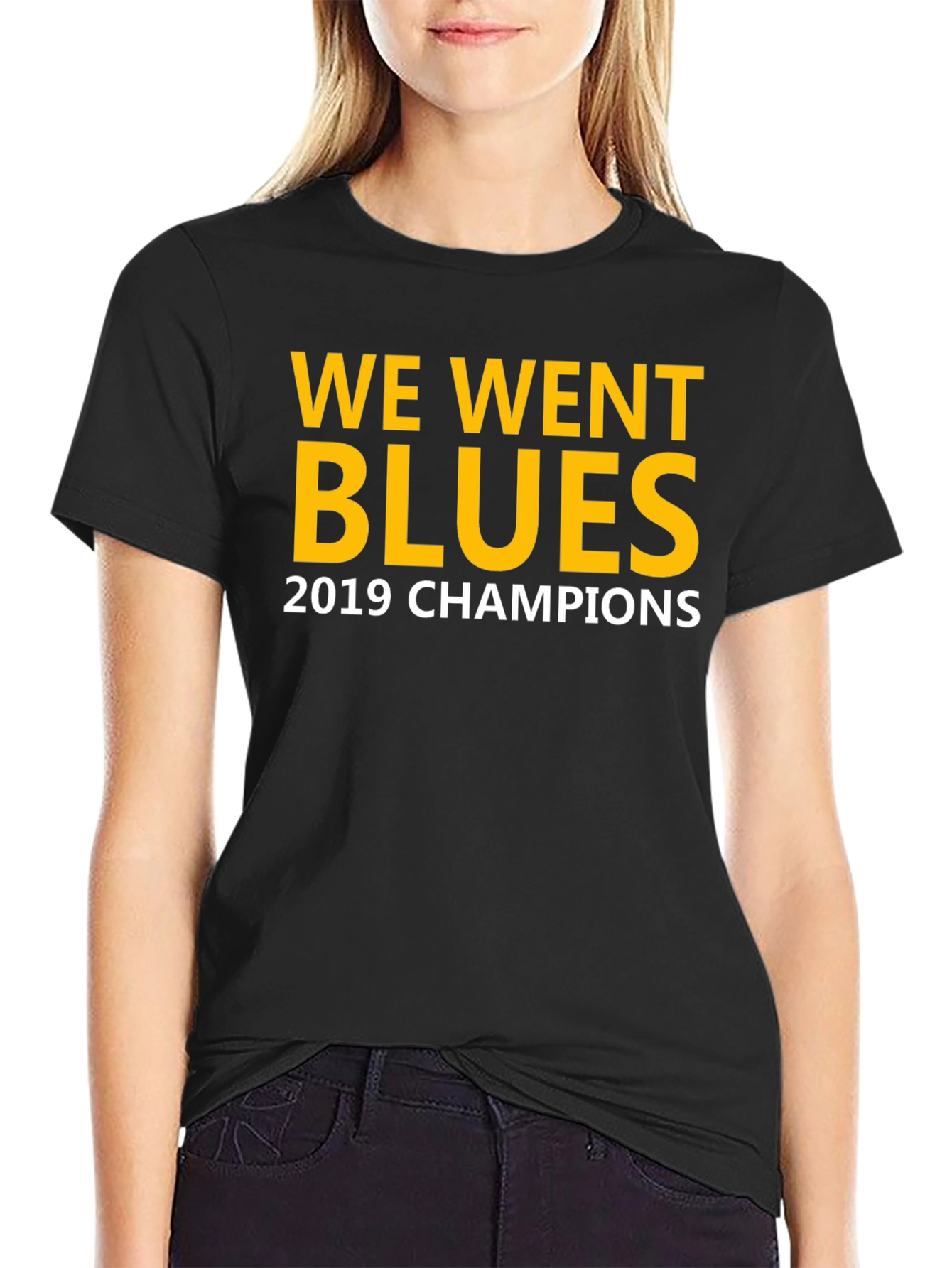 Blues 2019 Champions Graphic Tee - Black