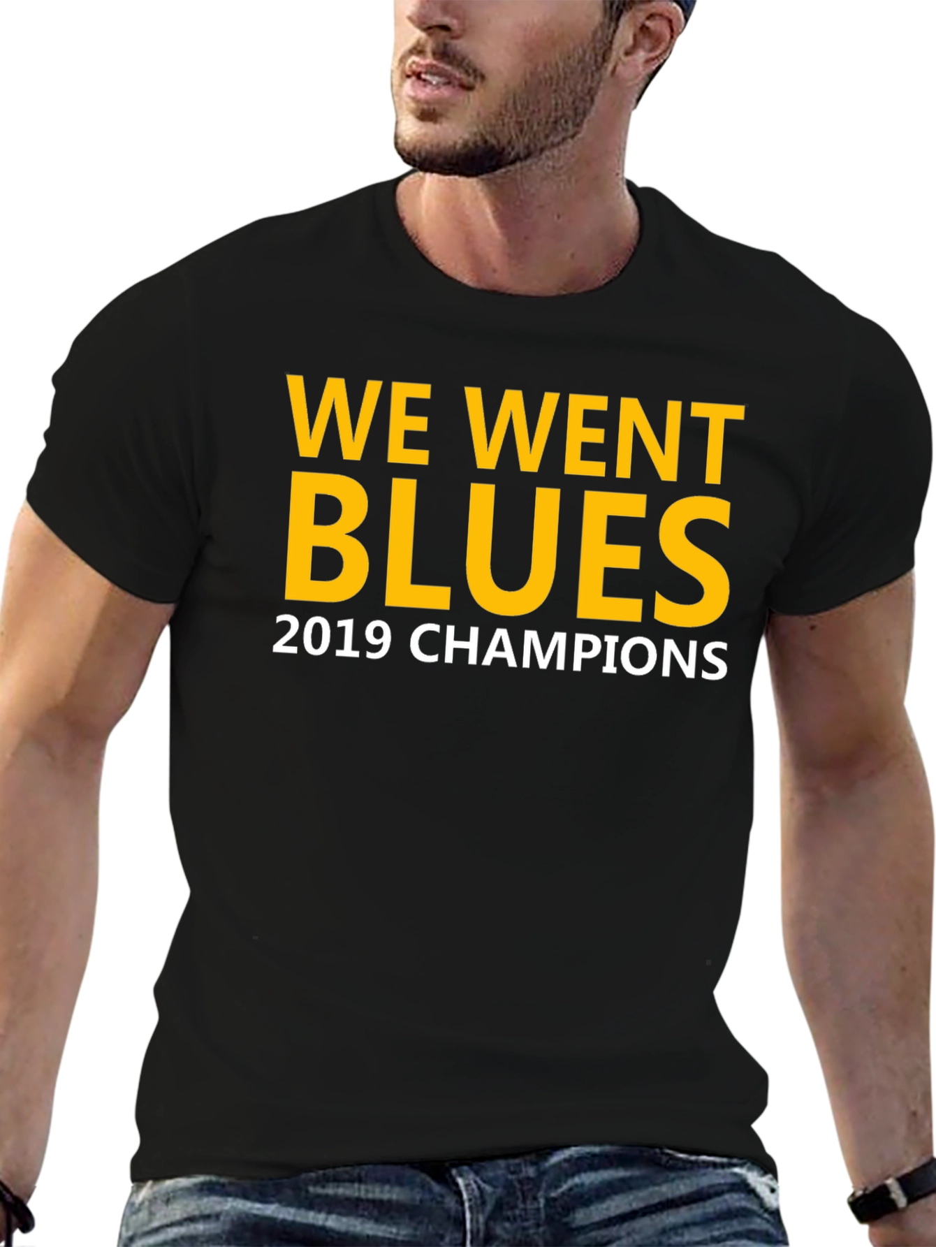 Blues 2019 Champions Graphic Tee - Black