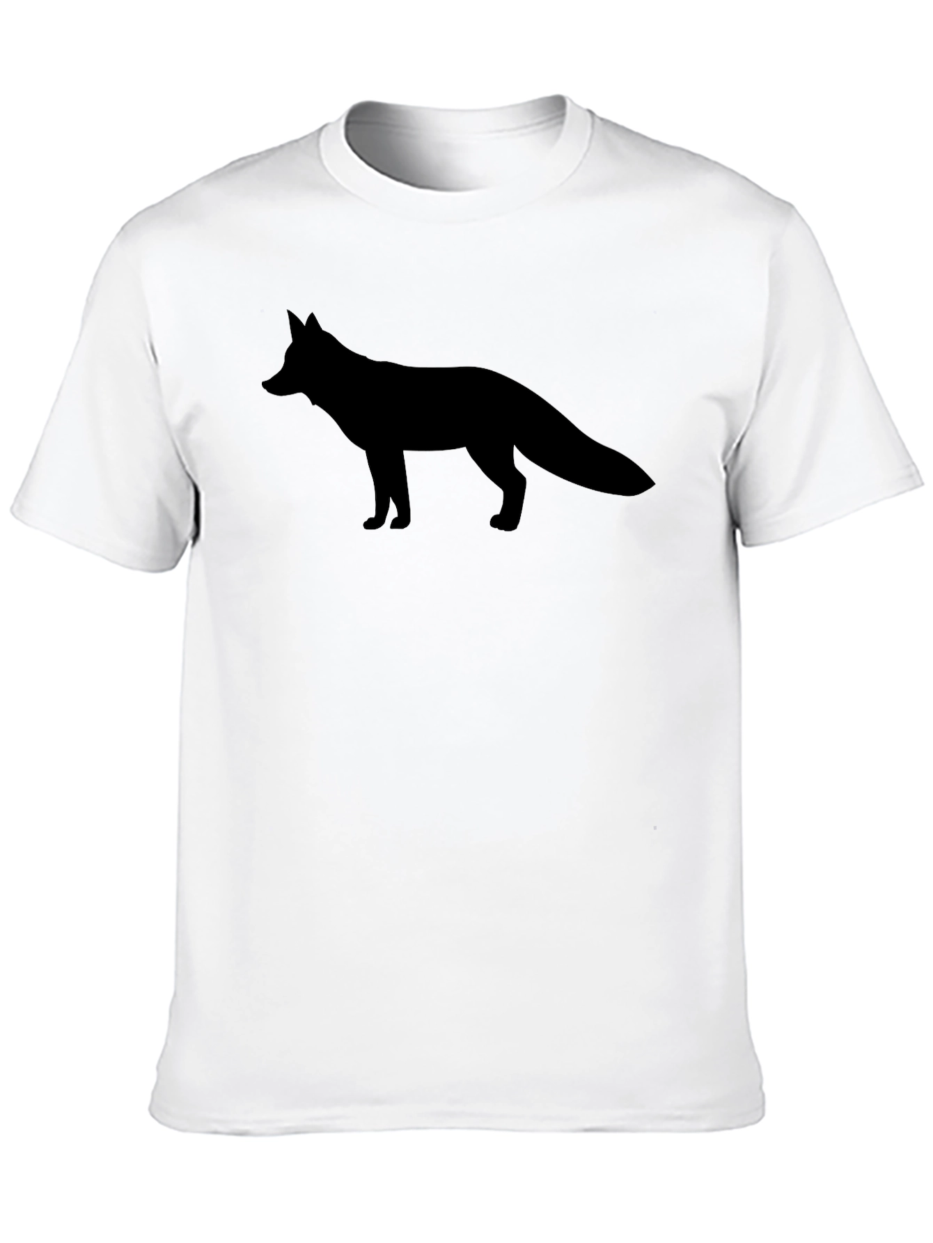 Fox Silhouette Graphic Tee - Mens Black T-Shirt