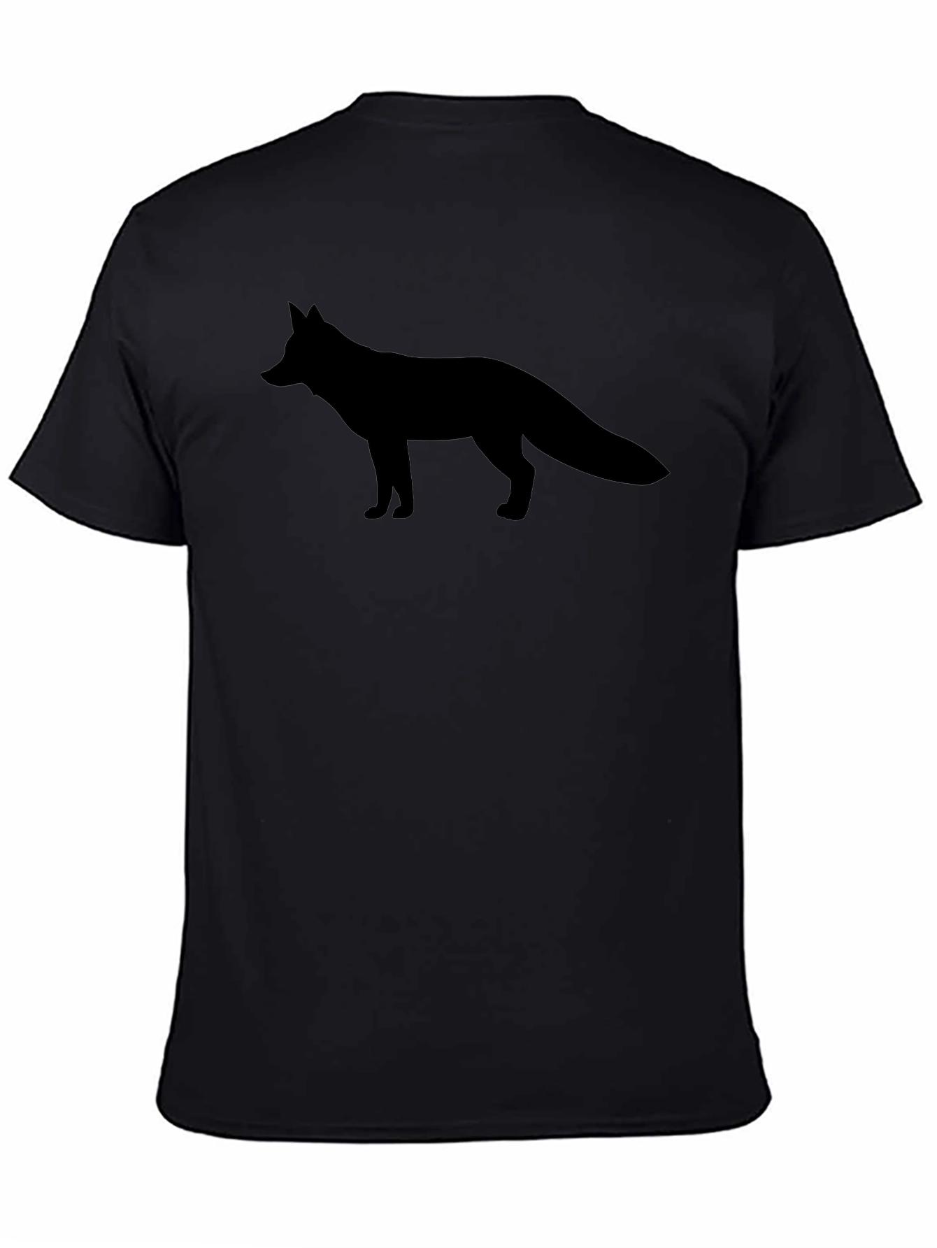 Fox Silhouette Graphic Tee - Mens Black T-Shirt