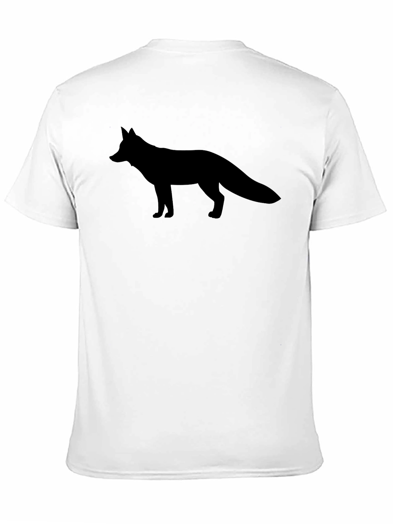 Fox Silhouette Graphic Tee - Mens Black T-Shirt