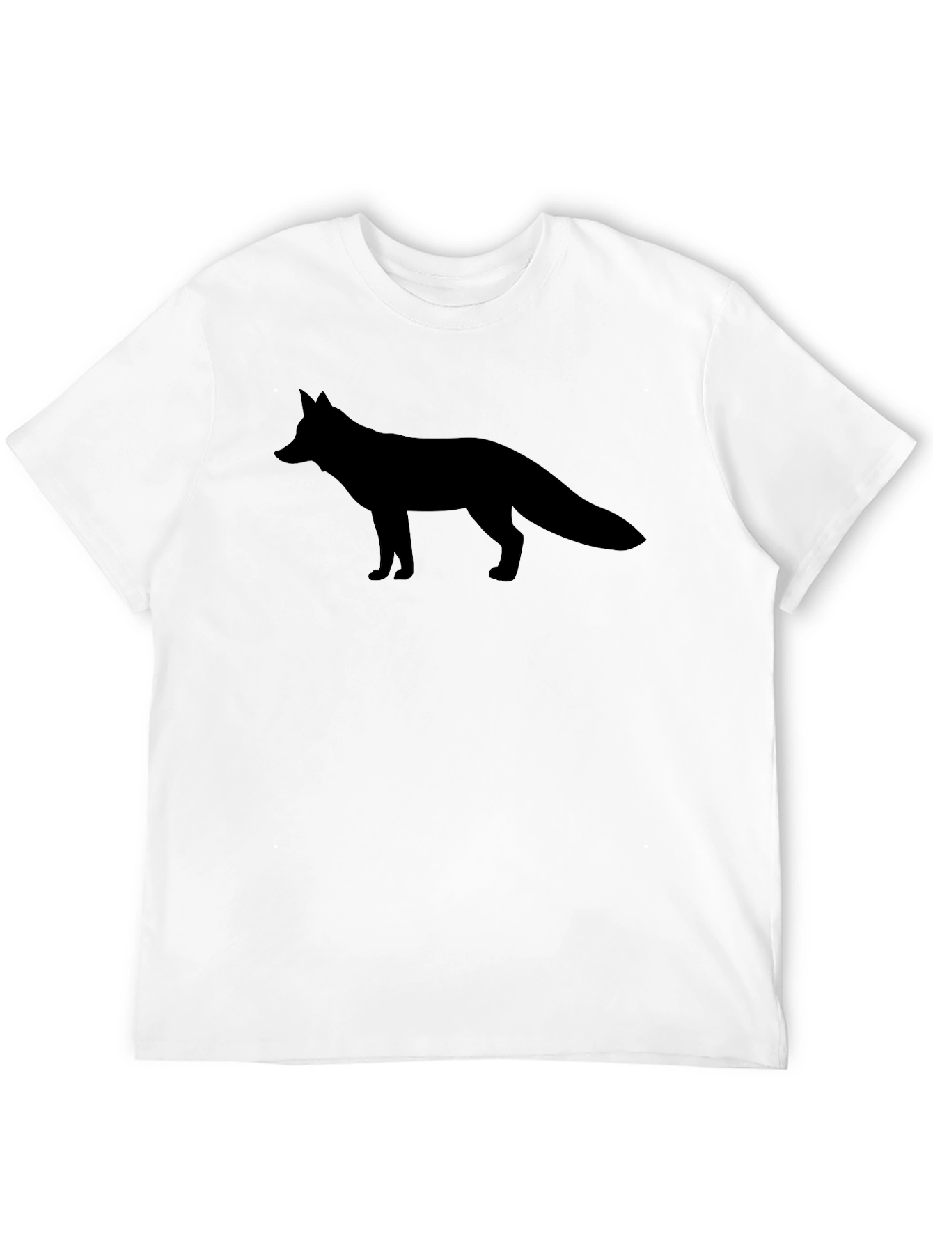 Fox Silhouette Graphic Tee - Mens Black T-Shirt