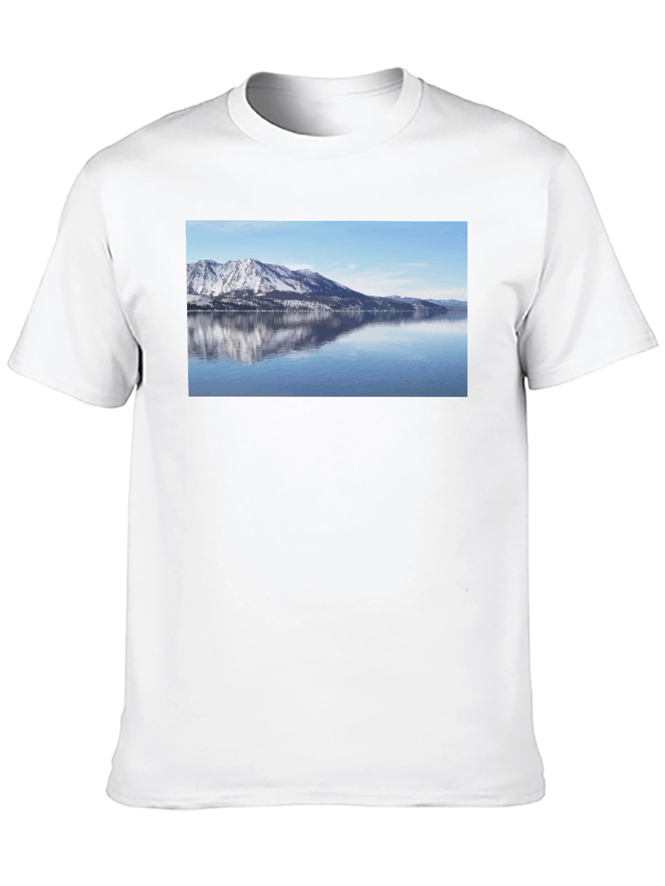 Mountain Lake View Graphic Tee
