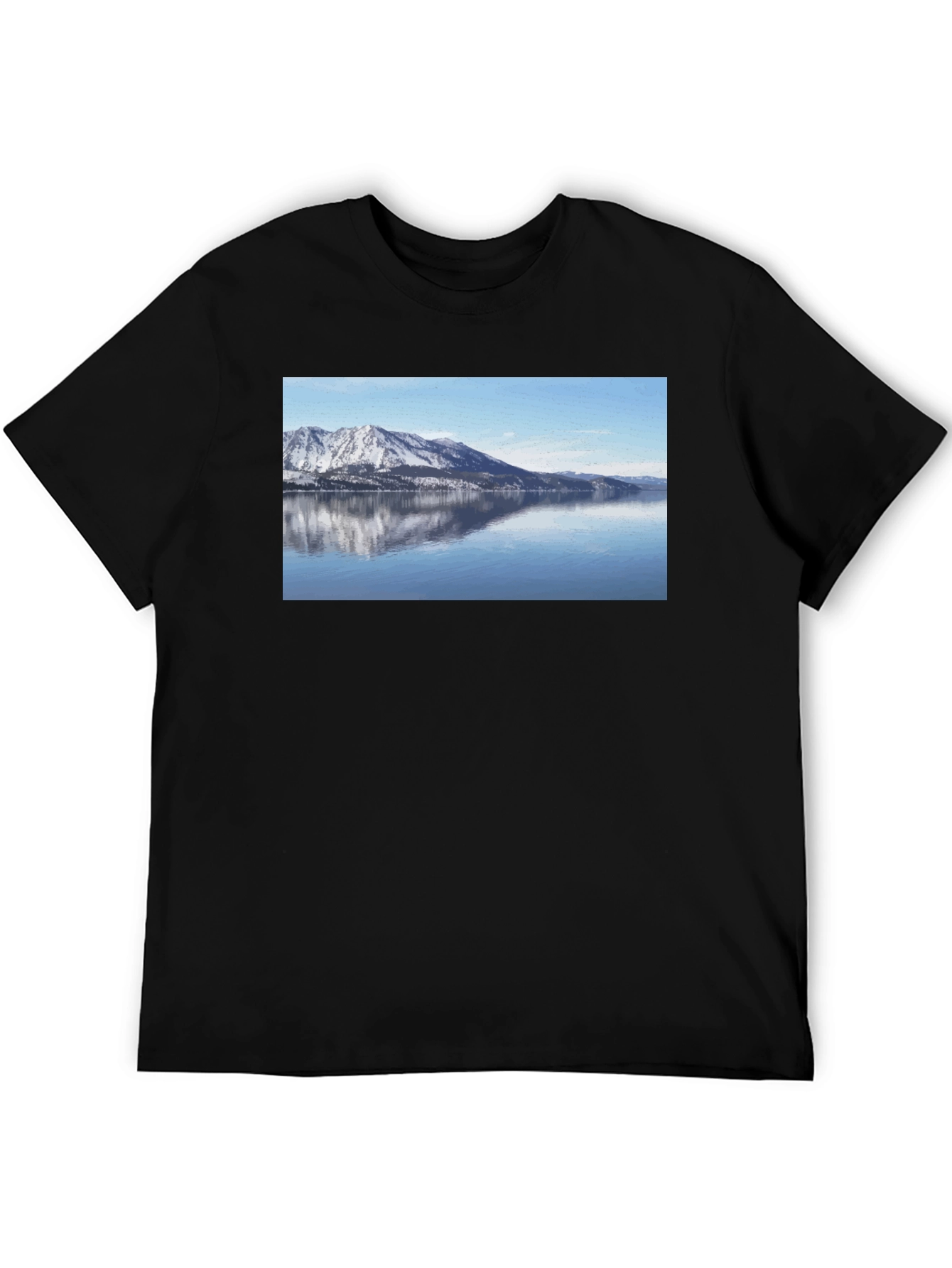 Mountain Lake View Graphic Tee