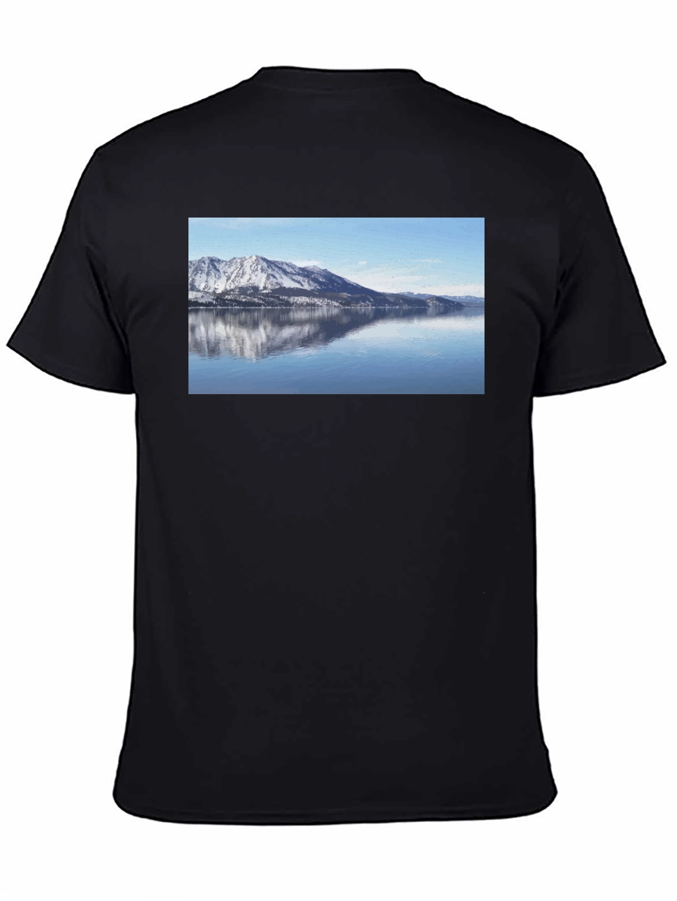 Mountain Lake View Graphic Tee