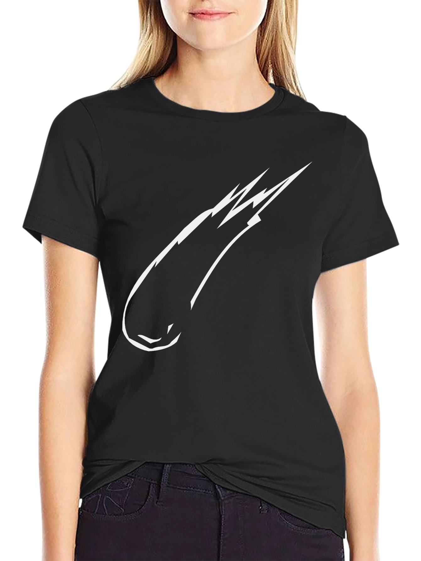 Meteor Graphic Tee - Black Cotton Blend