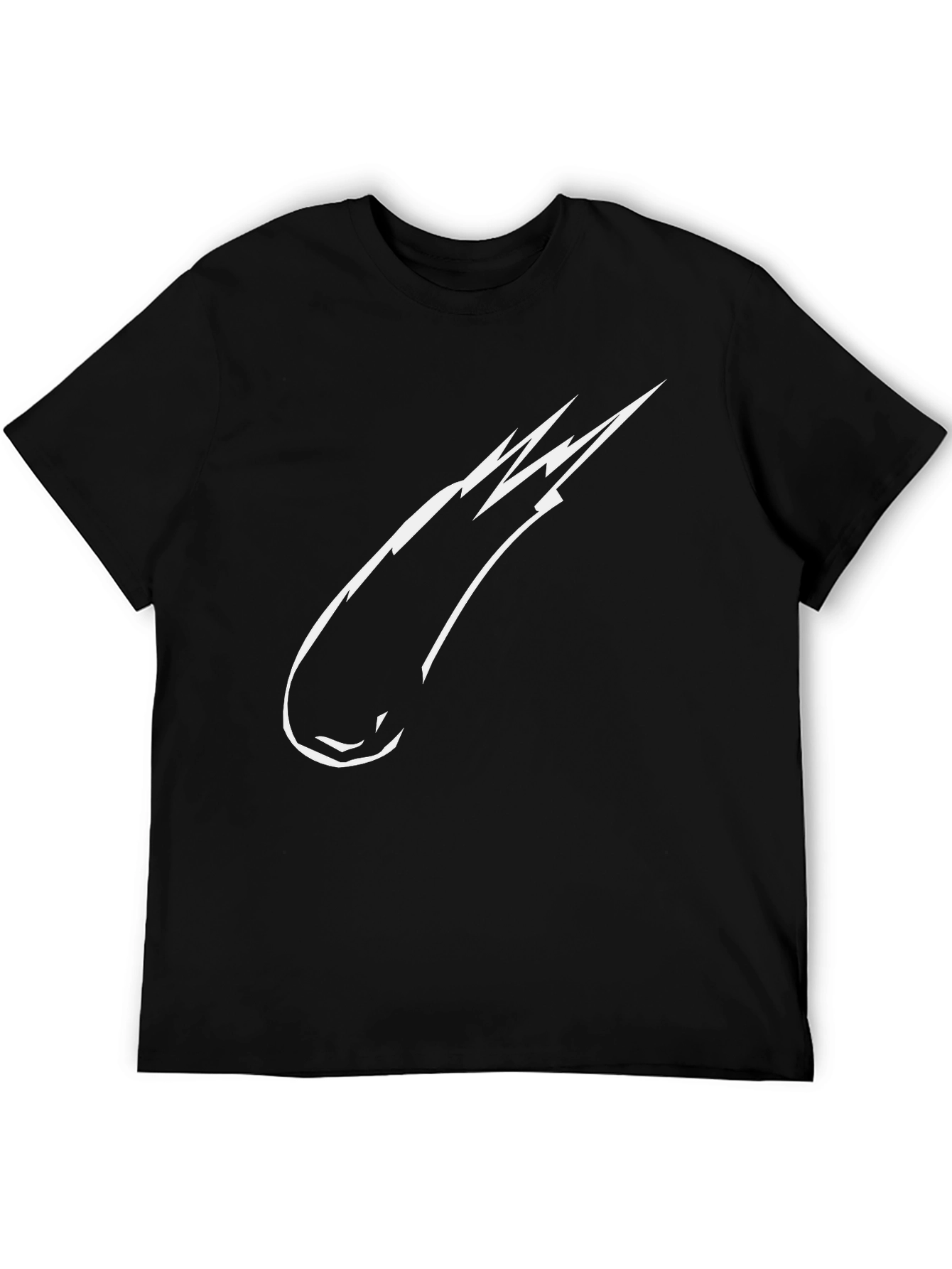Meteor Graphic Tee - Black Cotton Blend