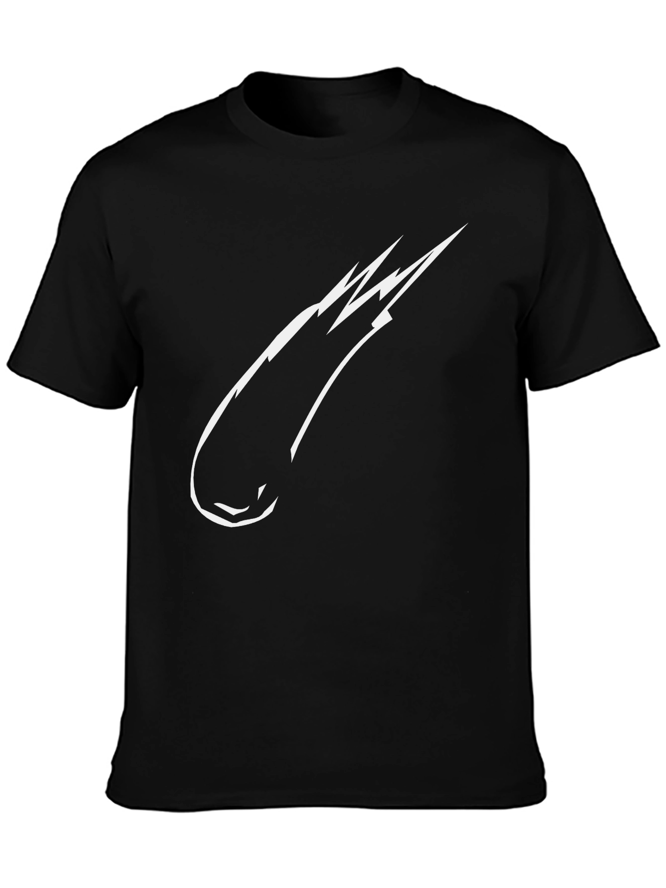 Meteor Graphic Tee - Black Cotton Blend