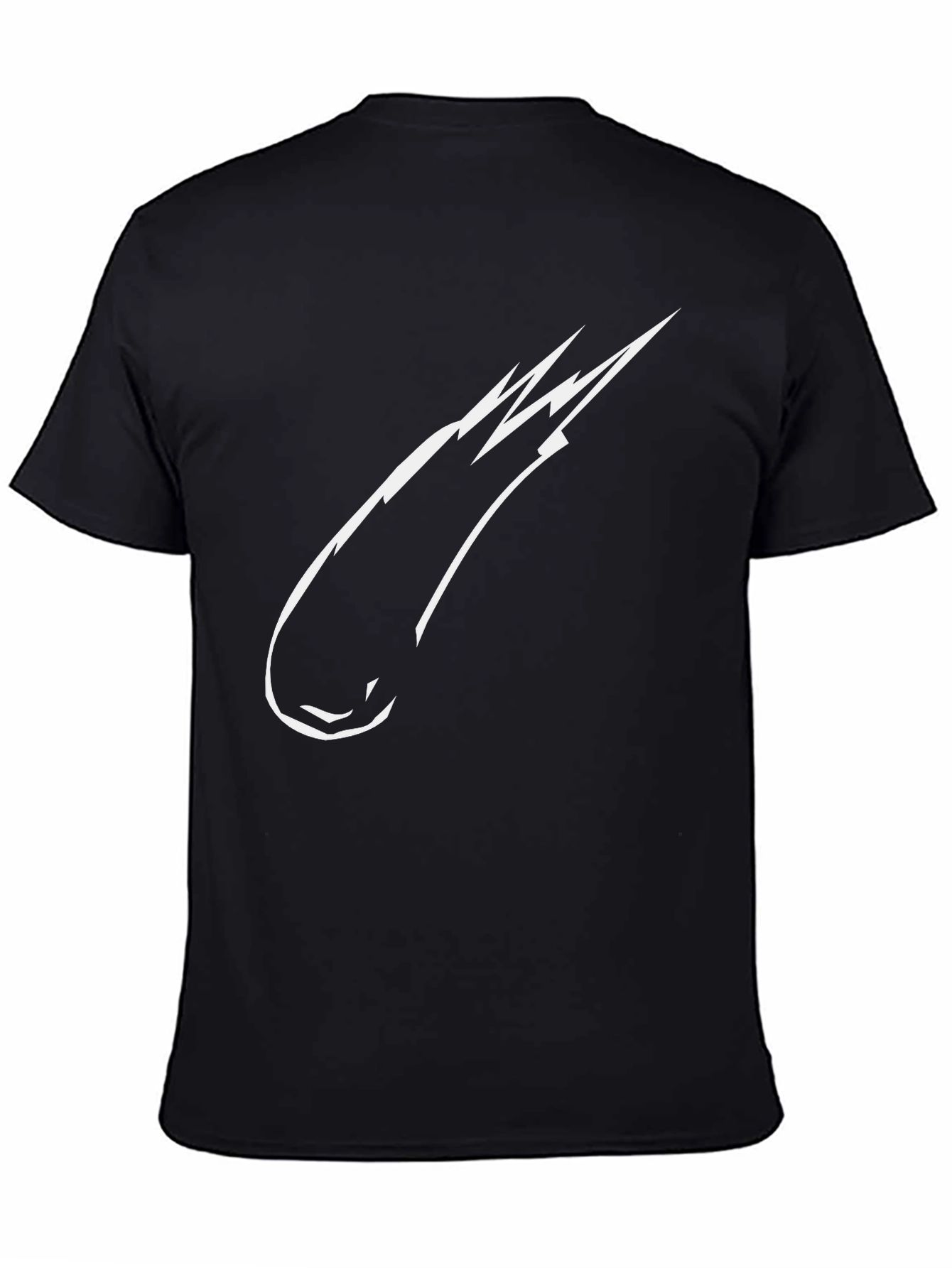 Meteor Graphic Tee - Black Cotton Blend