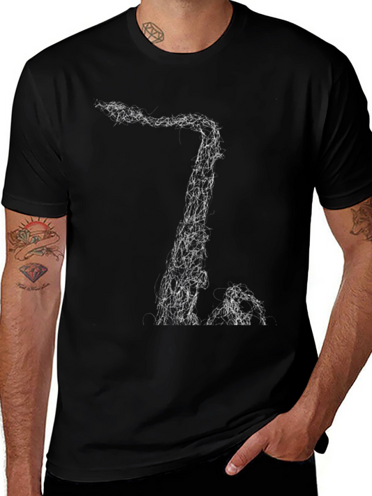 Abstract Black T-Shirt