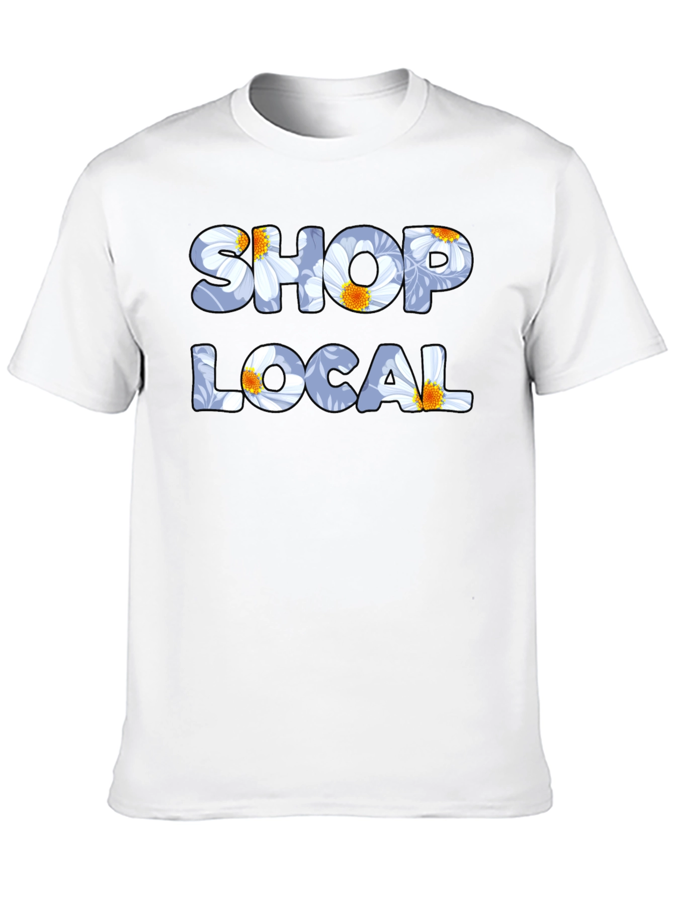 Shop Local Floral Graphic T-Shirt
