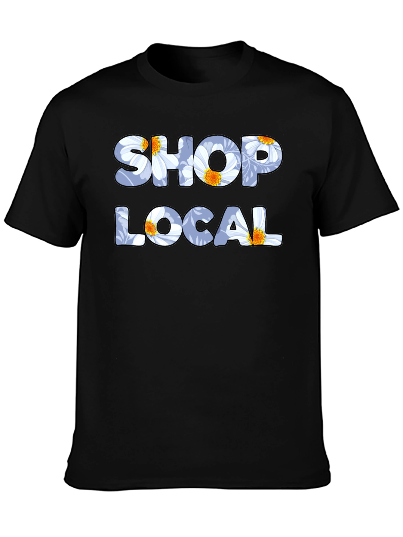 Shop Local Floral Graphic T-Shirt