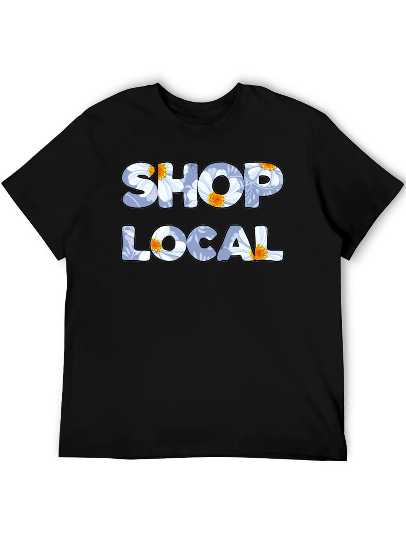 Shop Local Floral Graphic T-Shirt