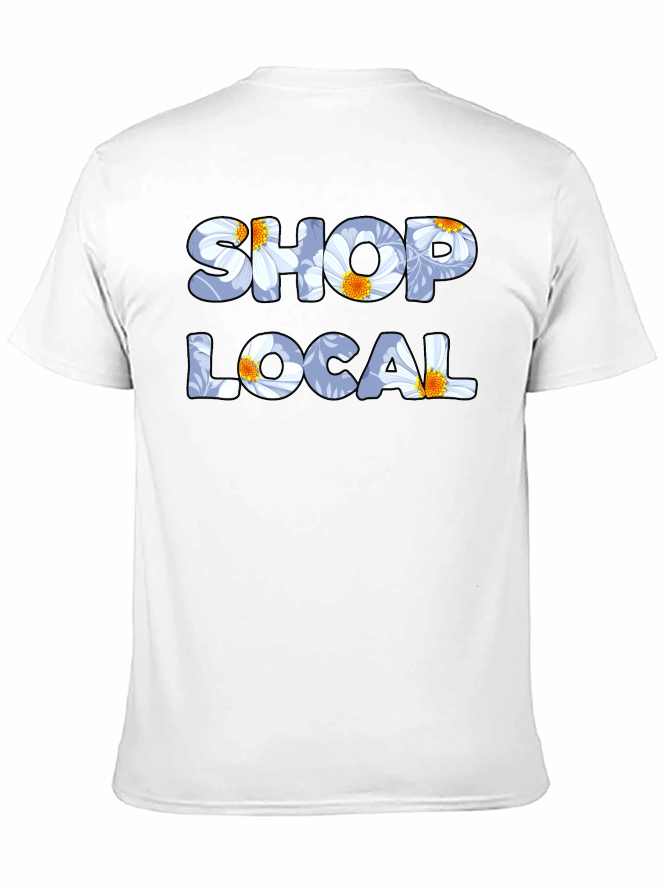 Shop Local Floral Graphic T-Shirt