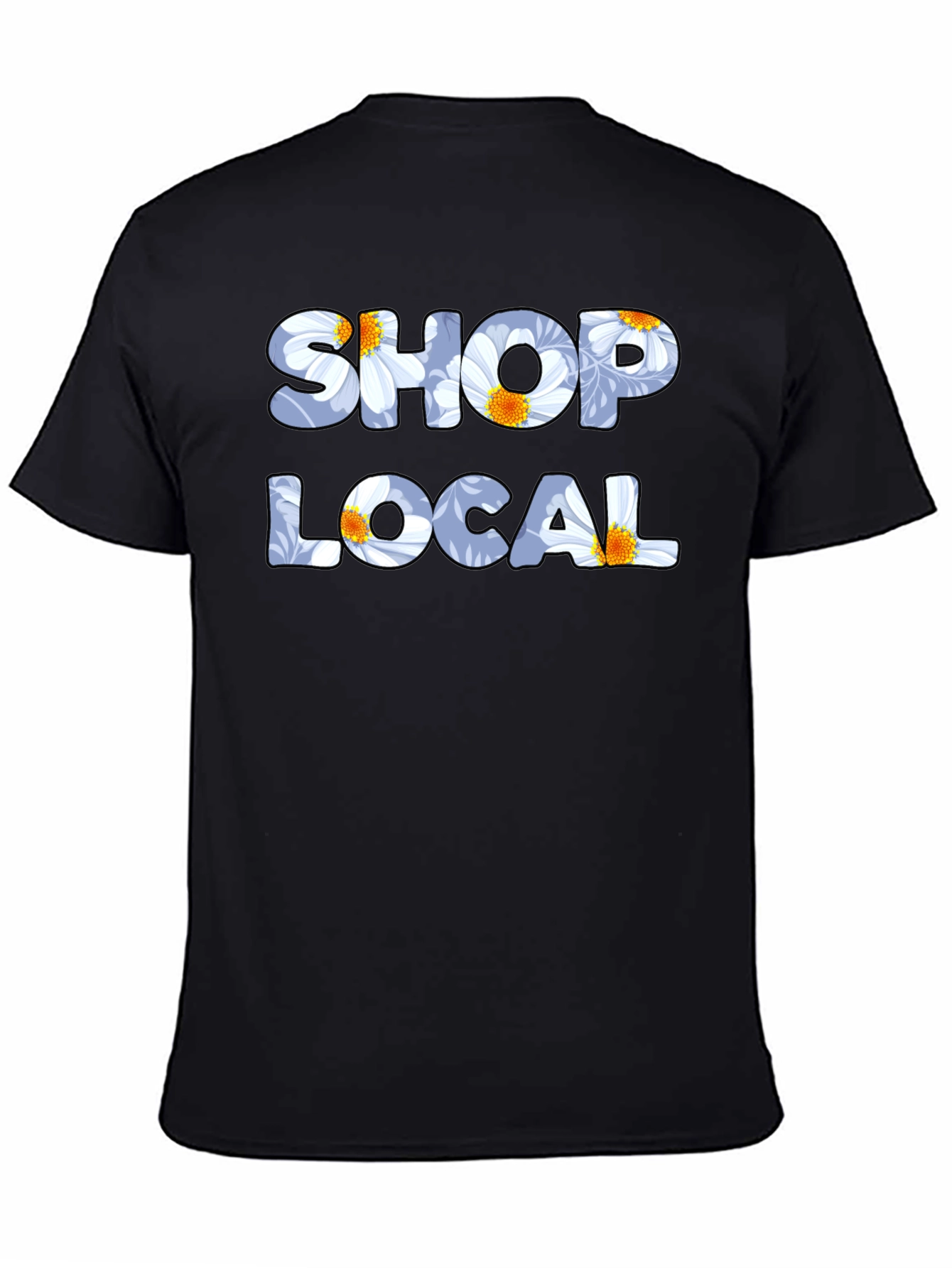 Shop Local Floral Graphic T-Shirt