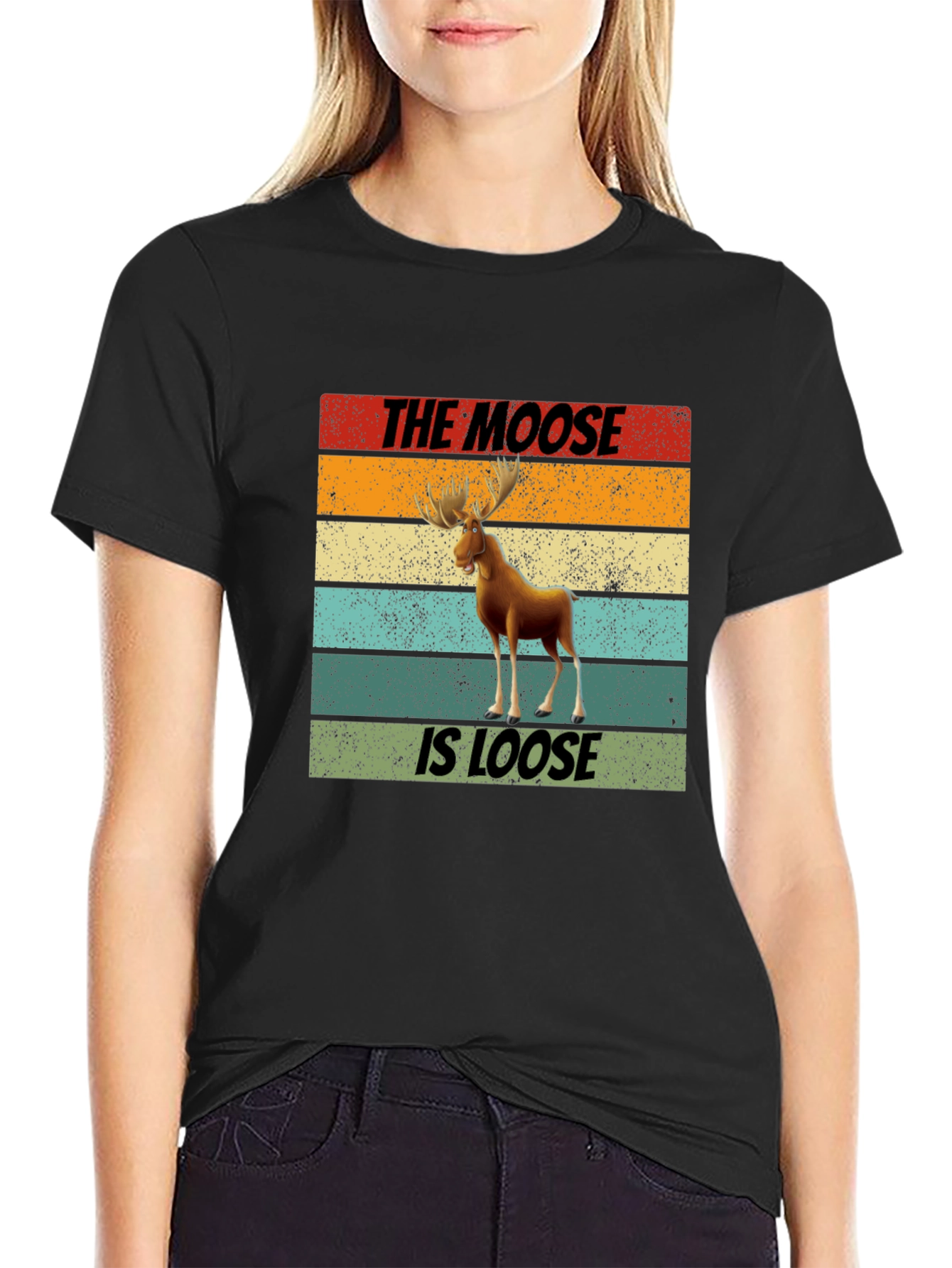 The Moose Is Loose Graphic T-Shirt