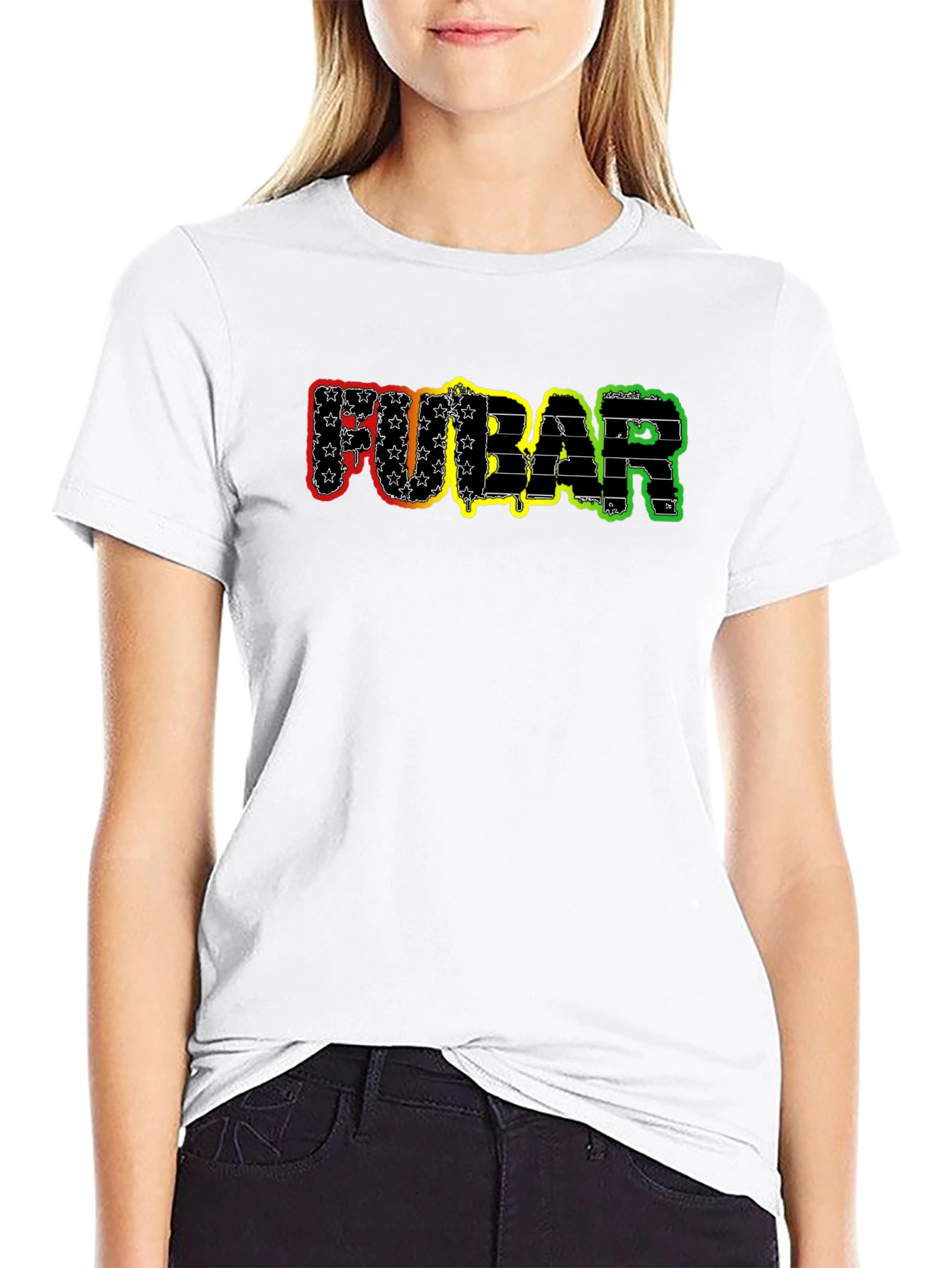 FUBAR Graphic Tee - Black Crewneck